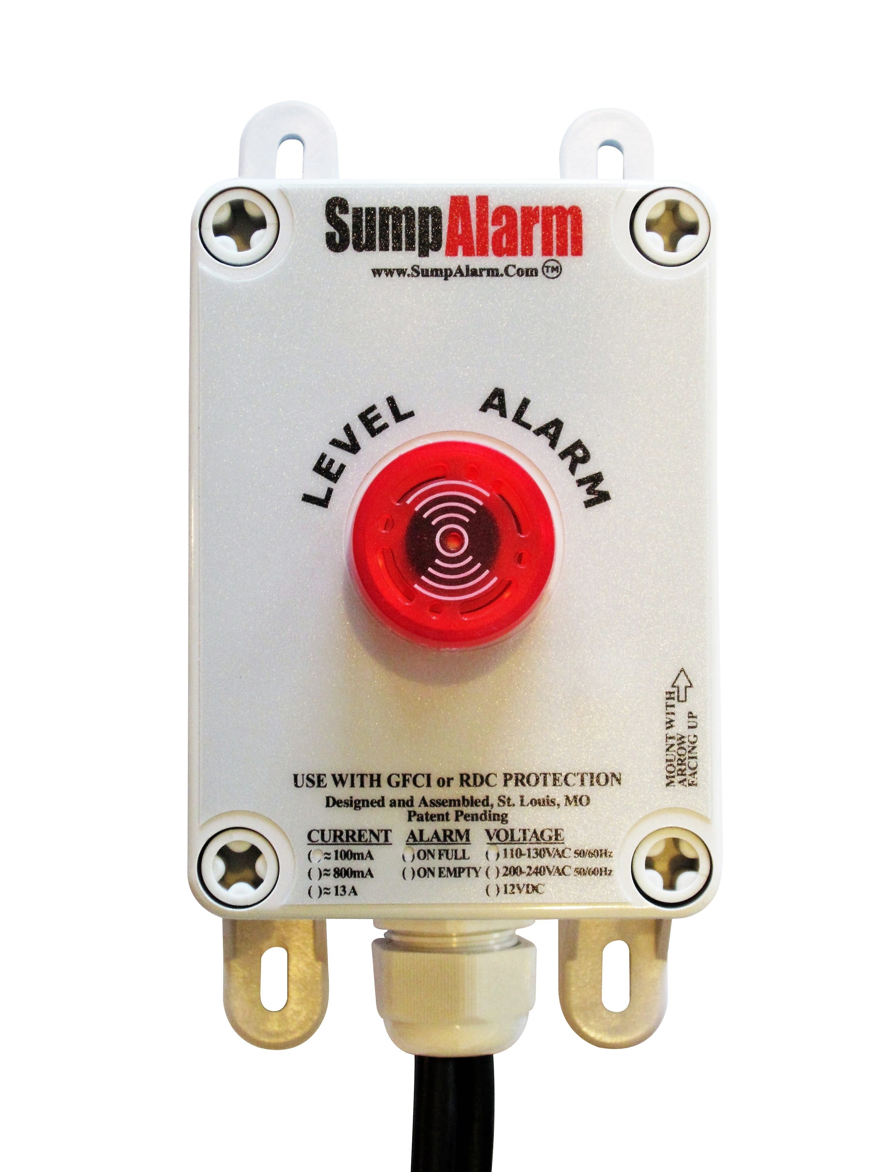 Sump Alarm High Water Alarm with 10ft float switch for sump pumps