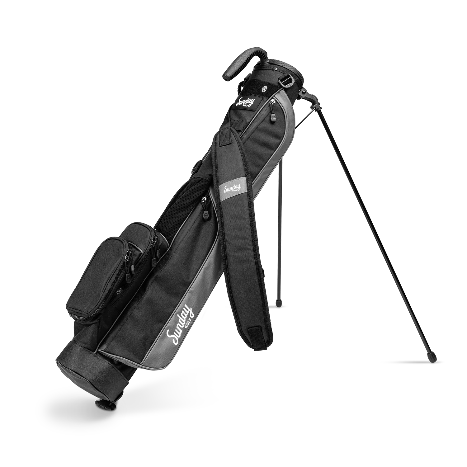 Sunday Golf 31 Inch Loma Lightweight Golf Bag, Matte Black