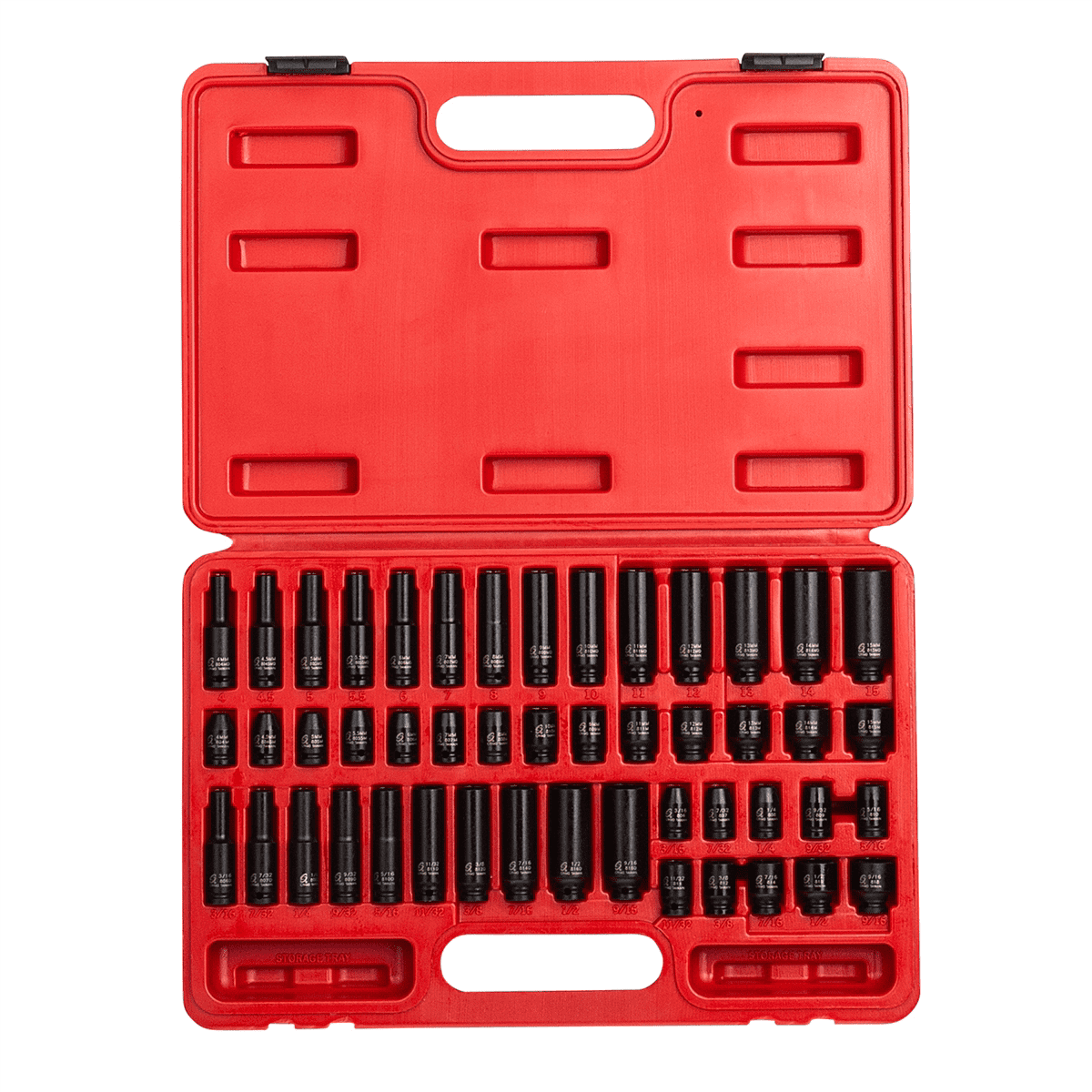 Sunex 1848 48-Piece 1/4" Drive, Impact Socket Master Set