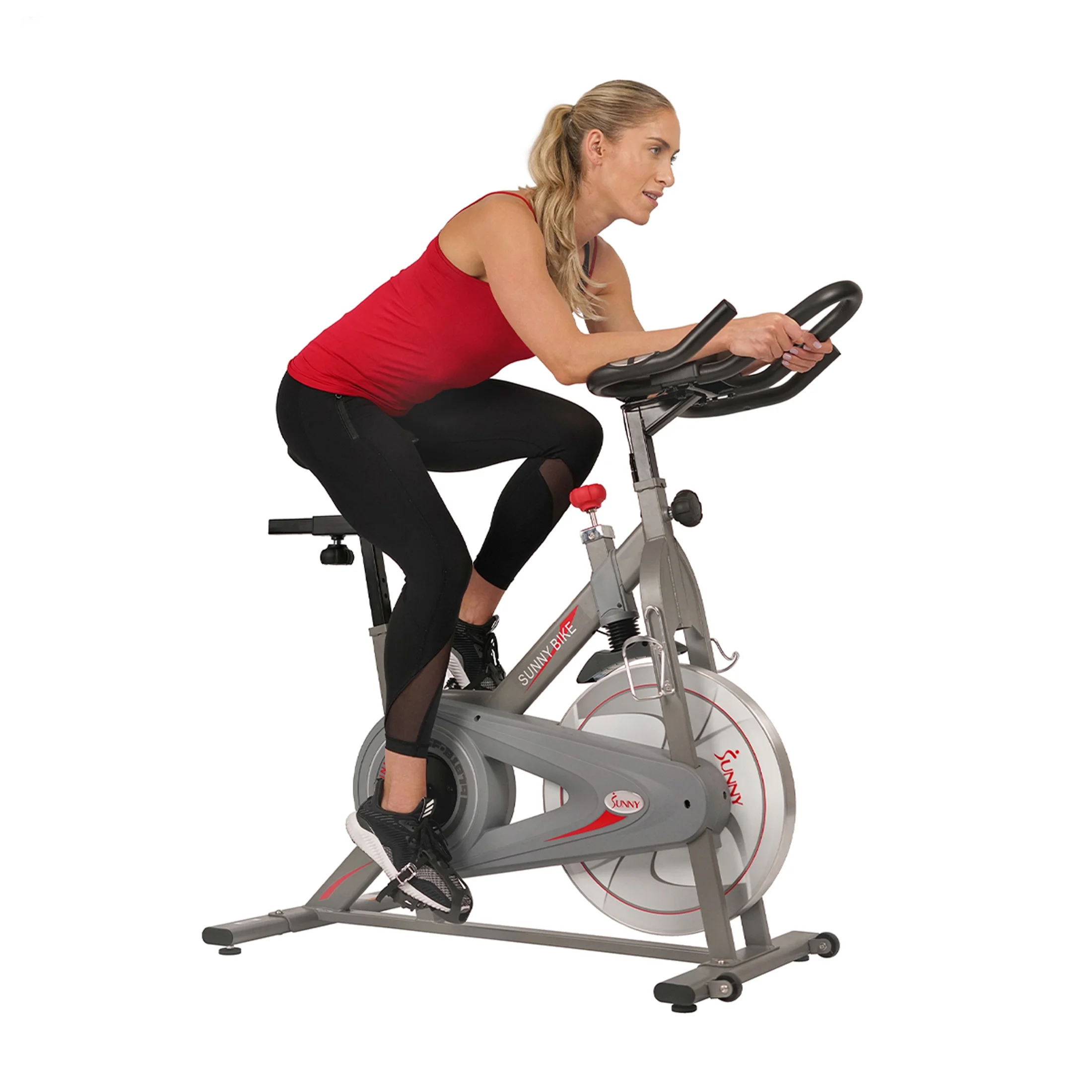 Sunny Health & Fitness Synergy Magnetic Indoor Cycling Bike w Free SunnyFit® App Membership - SF-B1879