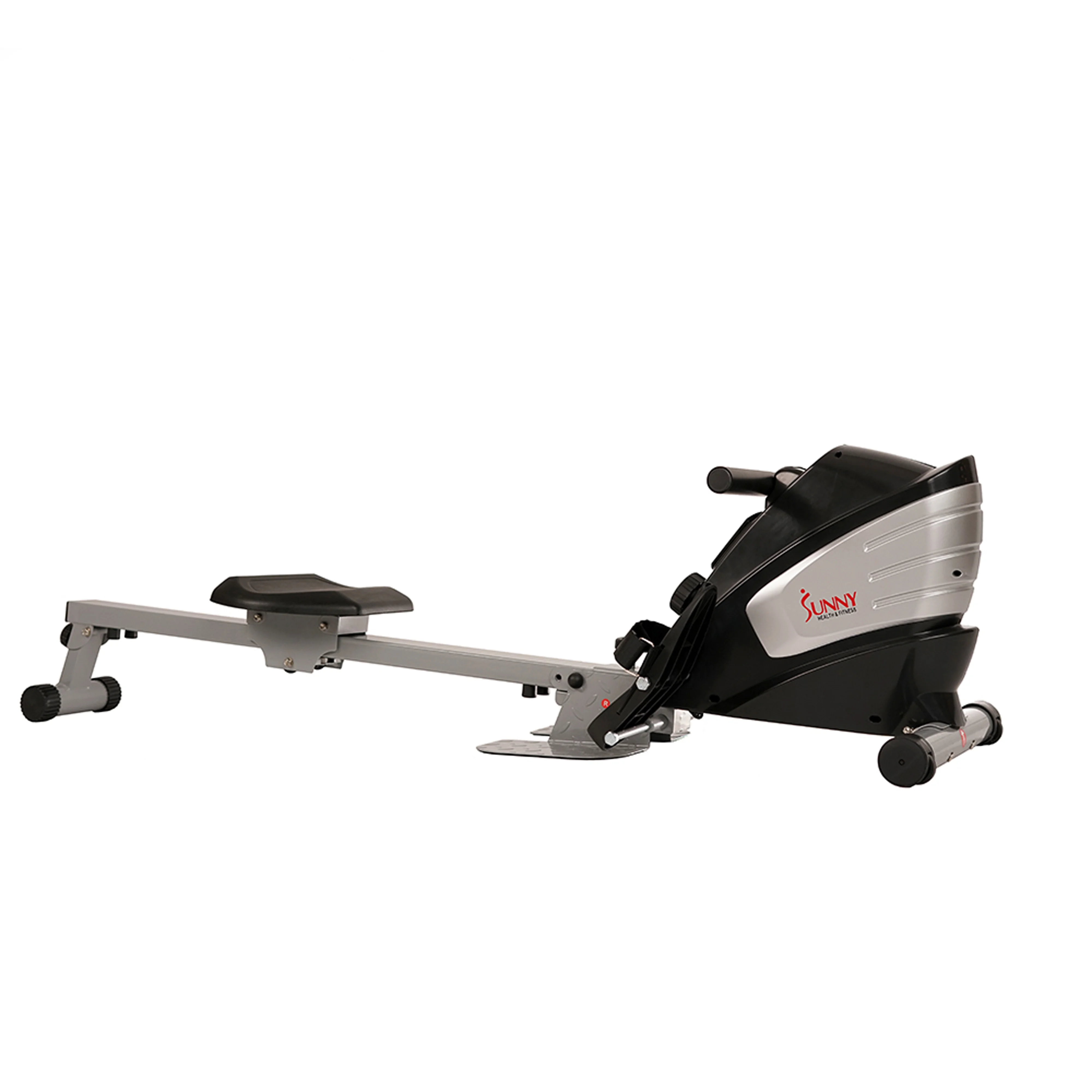 Sunny Health & Fitness SF-RW5622 Dual Function Magnetic Rowing Machine Rower w/ LCD Monitor
