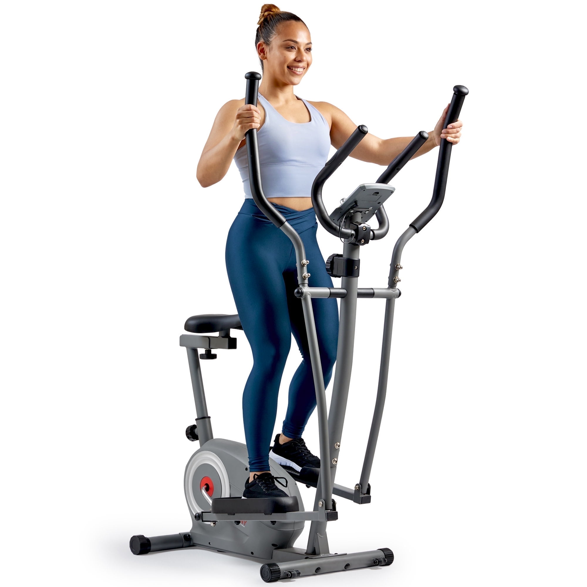 Sunny Health & Fitness Elliptical SMART Essential Interactive Series Elliptical Cross Trainers with Free SunnyFit® App