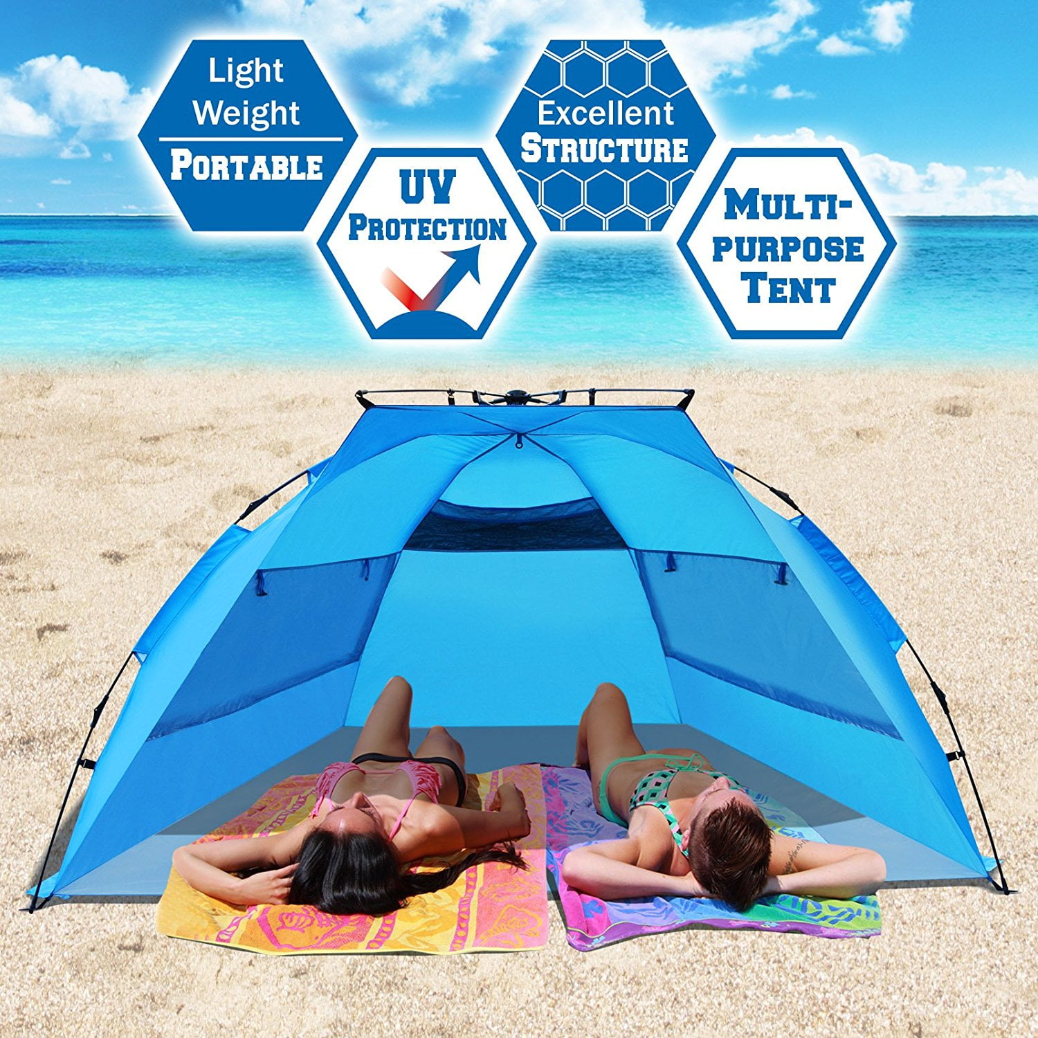 Sunny 33.5" x 7.9" Beach Tent