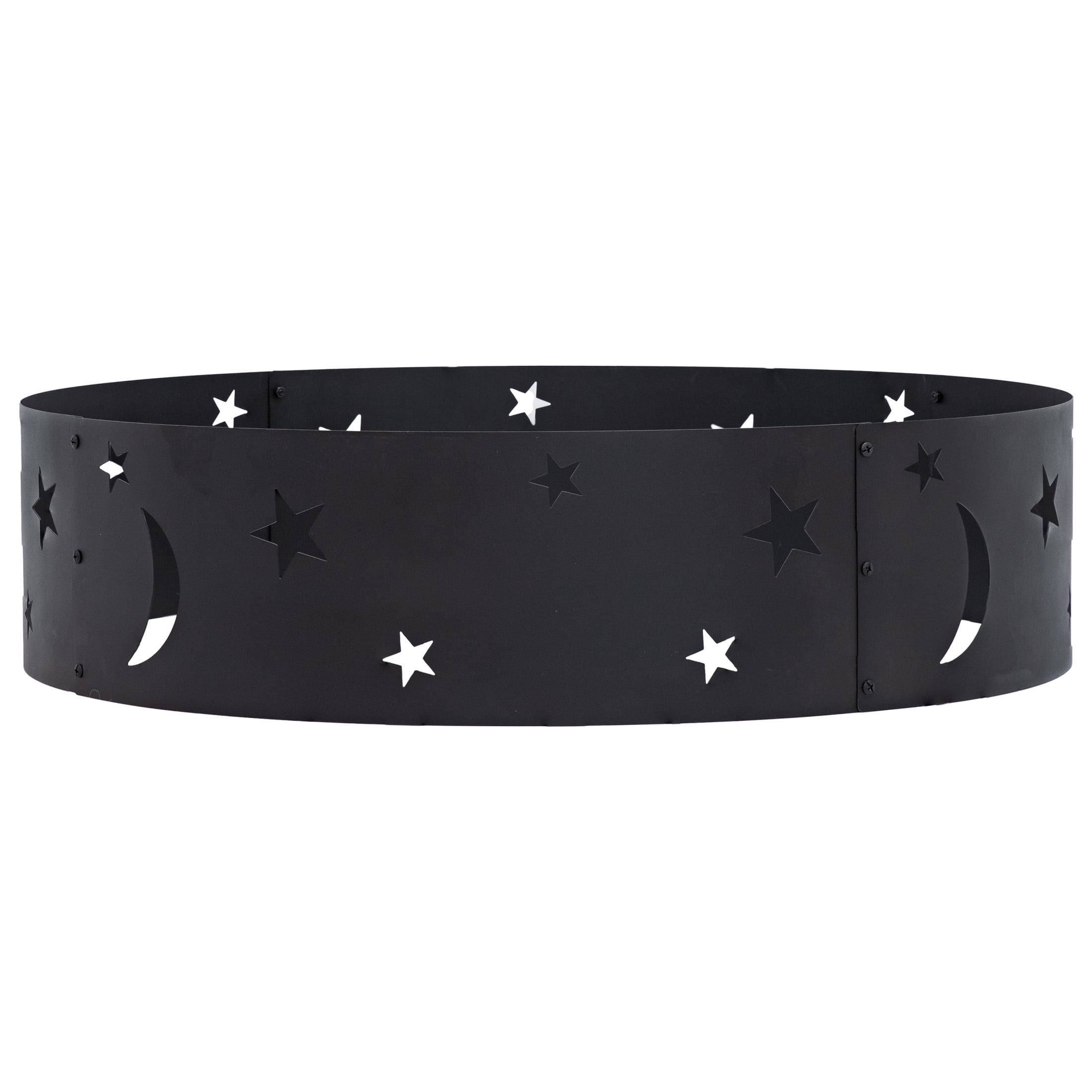 Sunnydaze Big Sky 36" Round Steel Die-Cut Fire Pit Ring