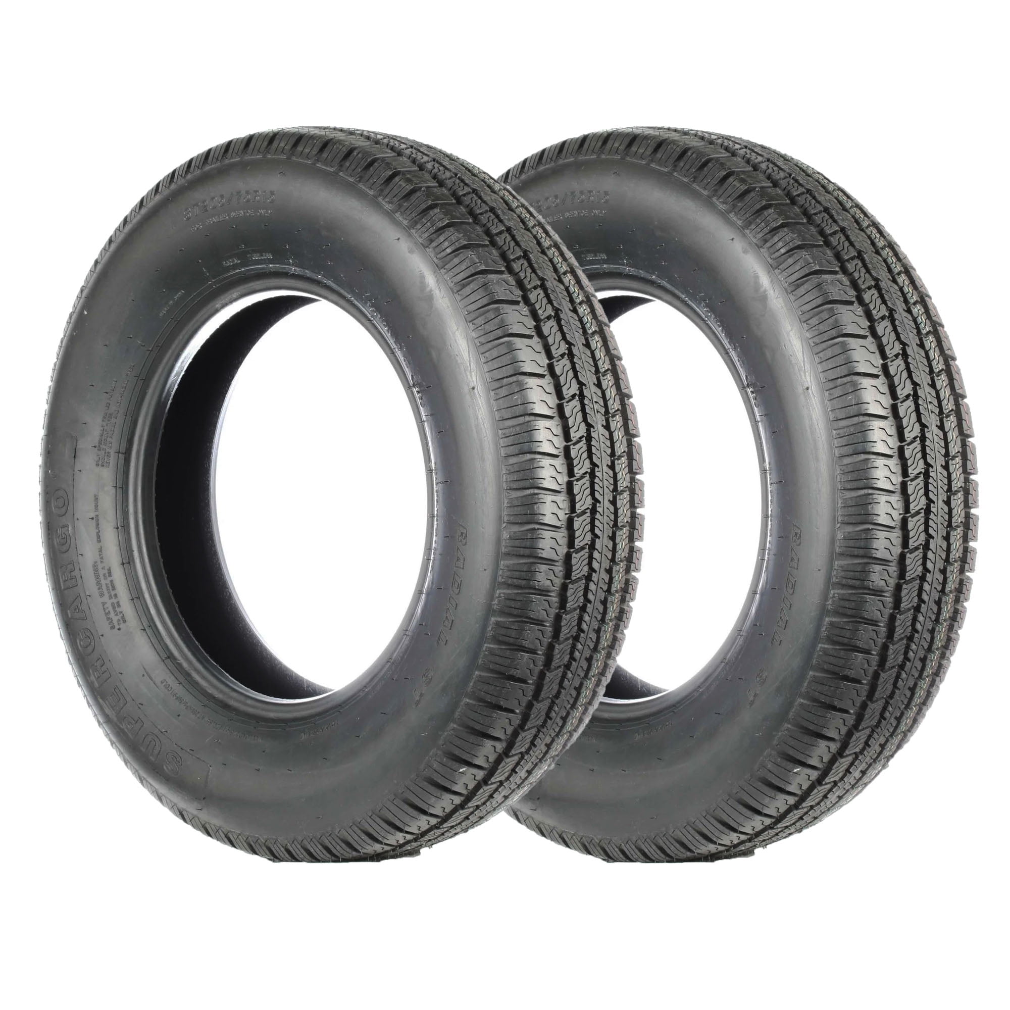 Super Cargo 2 Set ST506 ST225/75R15 Load E 10 Ply Trailer Tire