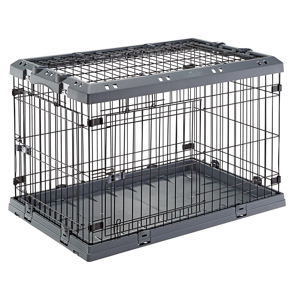 Superior Hybrid ECO Dog Crate and Playpen, 36-inch Dog Crate, Gray