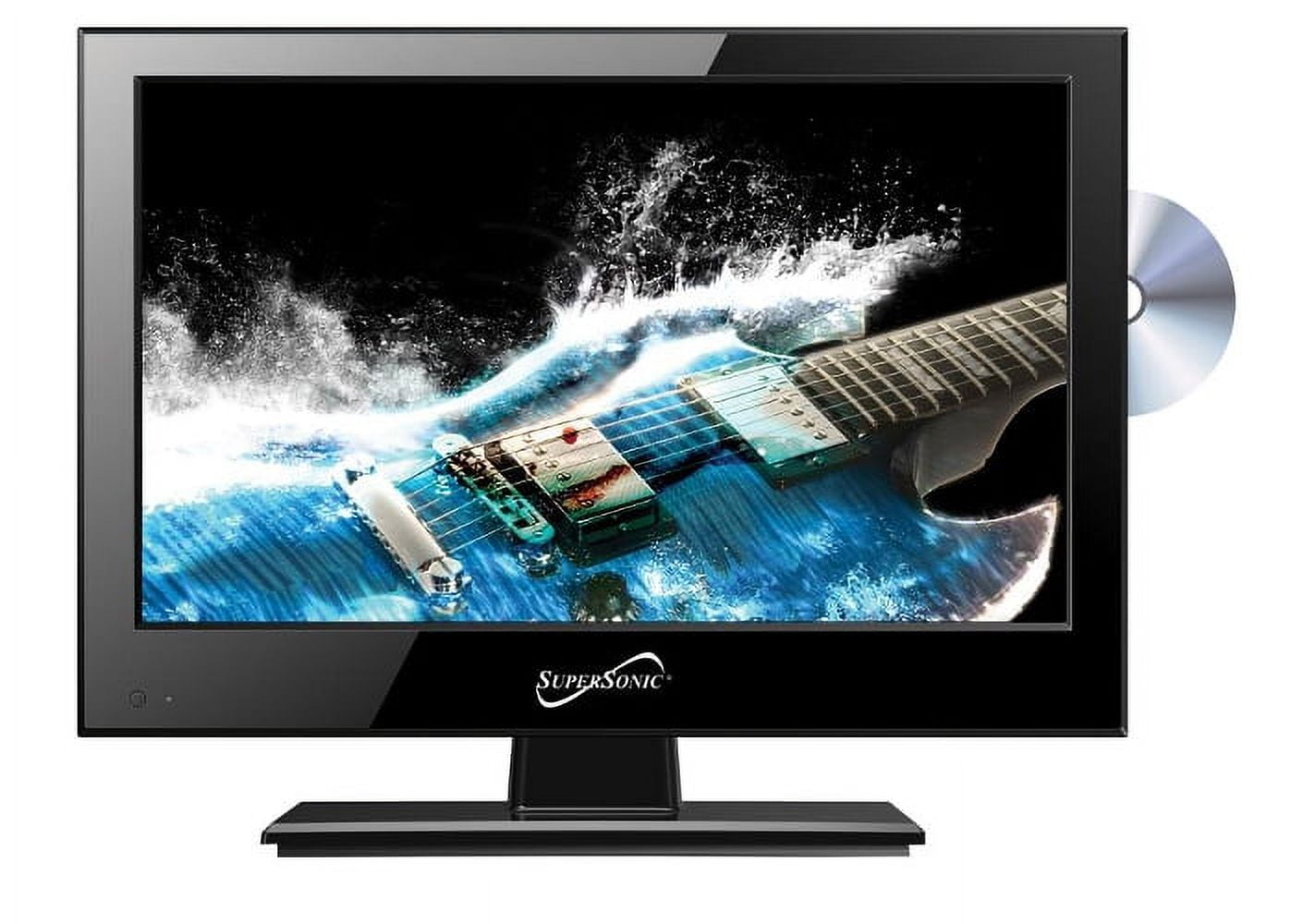 Supersonic SC-1312 - 13.3" Widescreen LED HDTV with built-in DVD