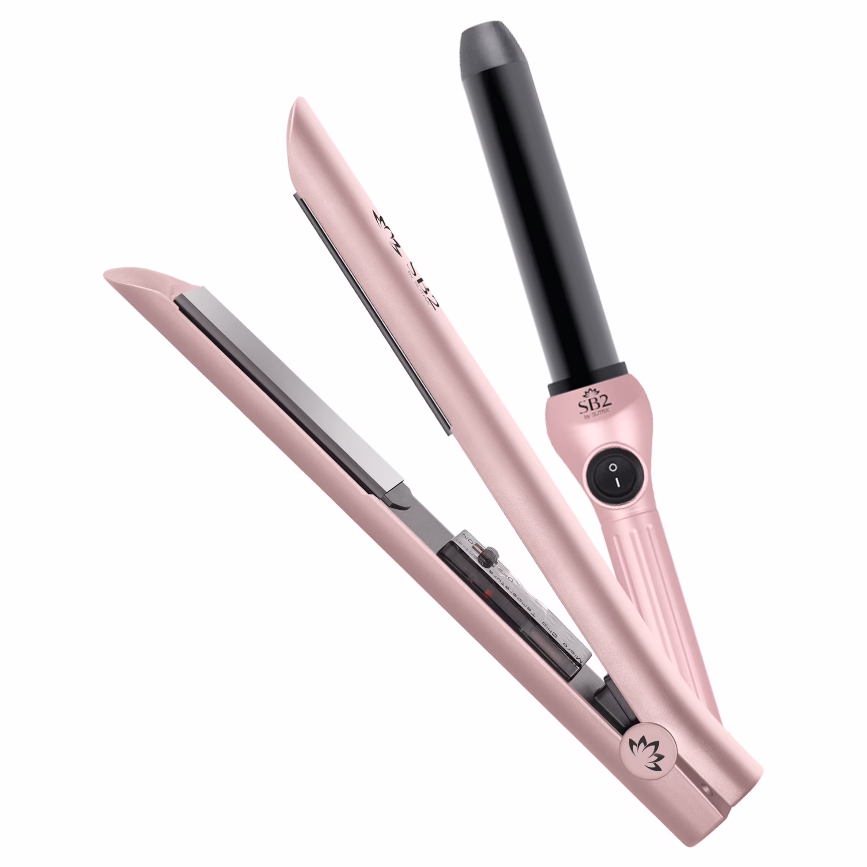 Sutra Styler Bundle (2PC) - 1.25" Clipless Curling Iron, 1.25" Ceramic Flat Iron
