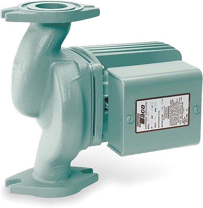 Taco 0010-F3 Circulator Pump, 1/8 HP - Cast Iron - Flanged Connection