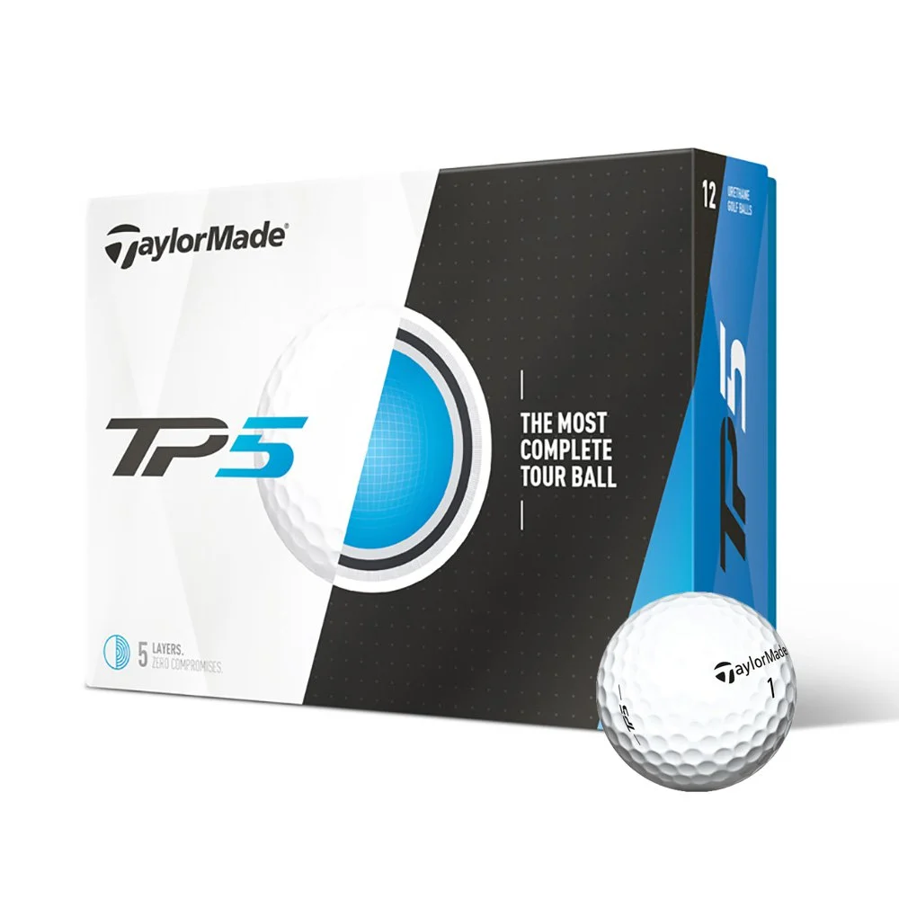 TaylorMade TP5 Golf Balls, Prior Generation, 12 Pack