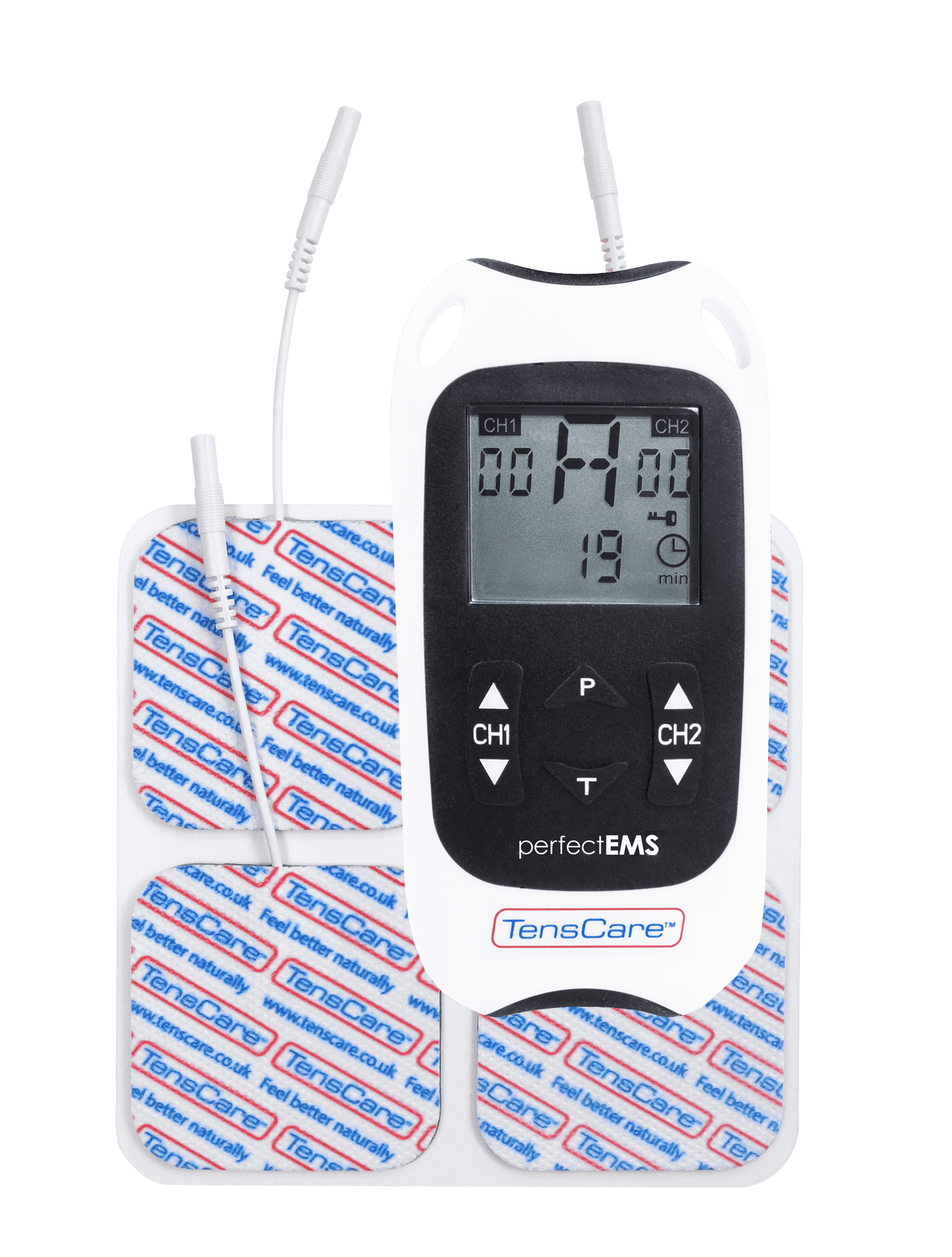 TensCare Perfect EMS 10 Modes Muscle Abdominal Toning Belt for Unisex with Dual Channel Technology