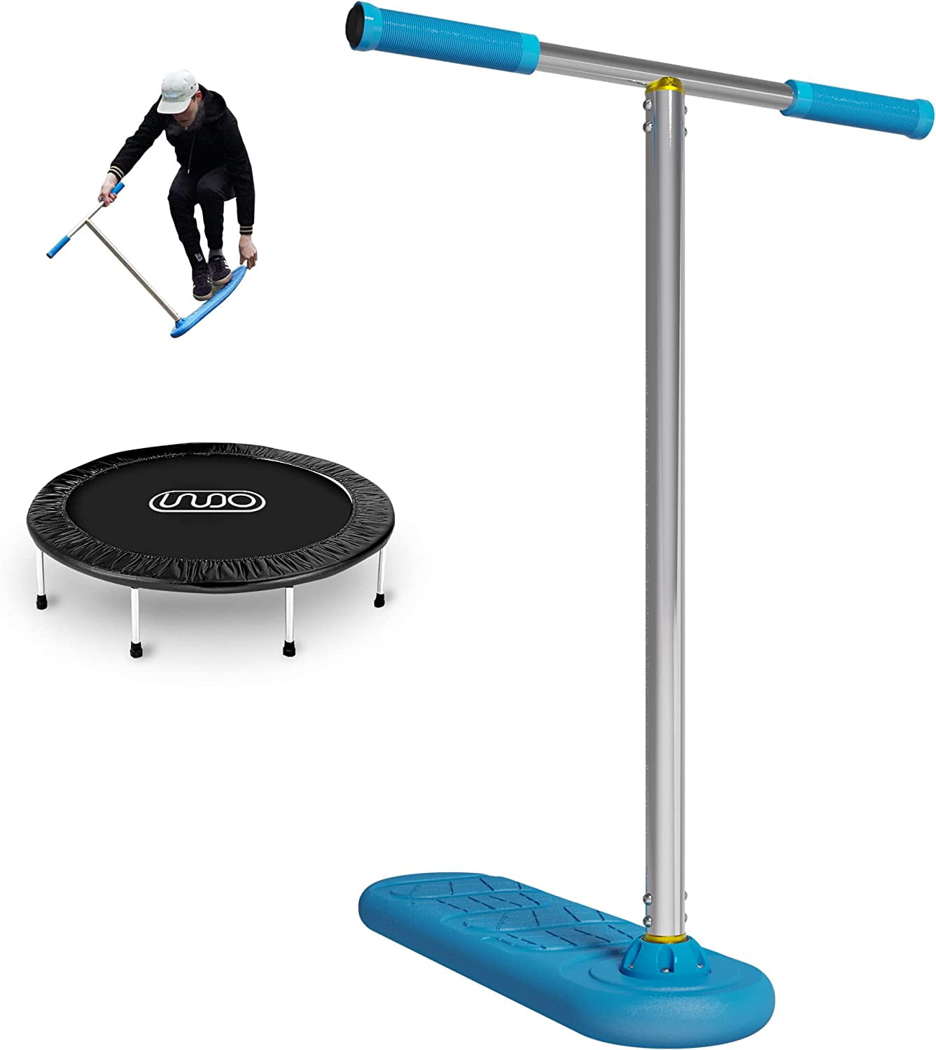 The Indo Trick Scooter - Trampoline Stunt Scooter for Teens and Adults - Indoors & Outdoors Use - Over 12 year
