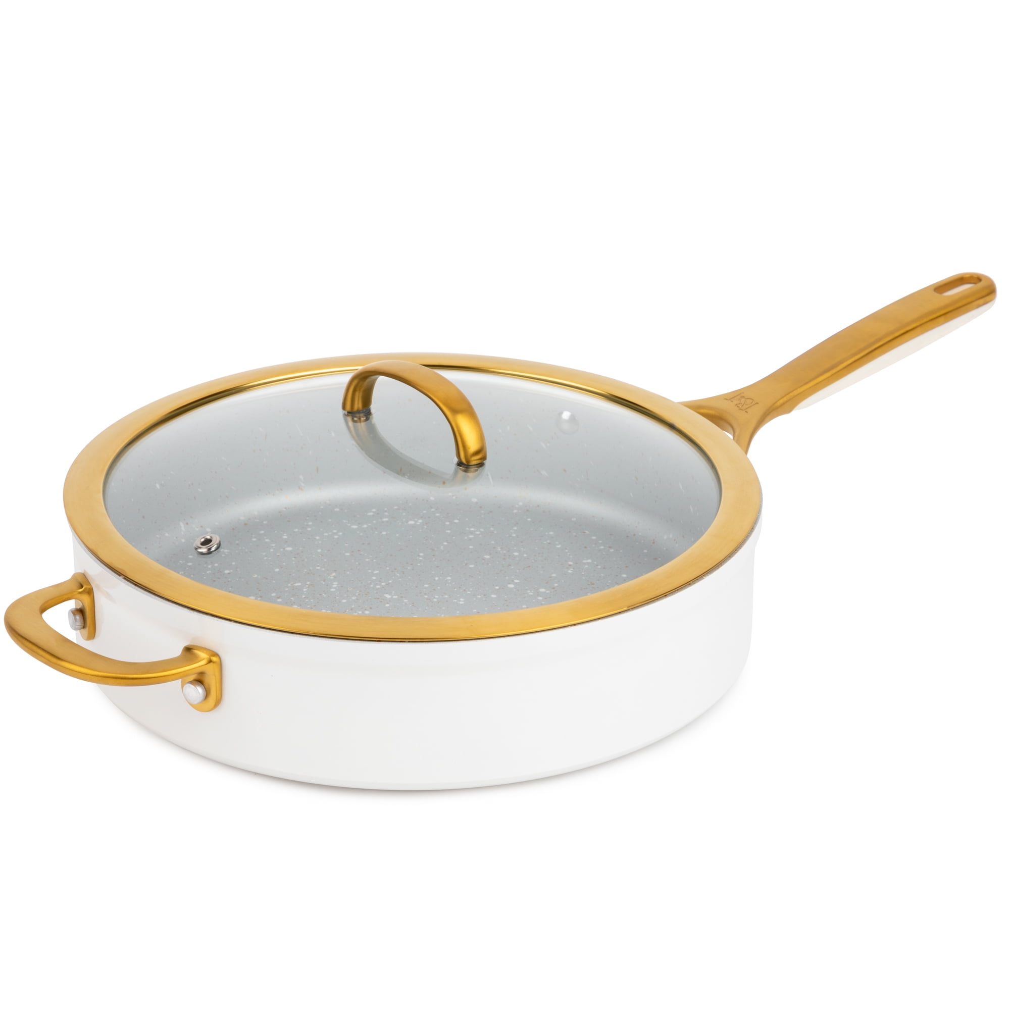 Thyme & Table 4.5QT Non-Stick Supreme Sauté Pan - Cream