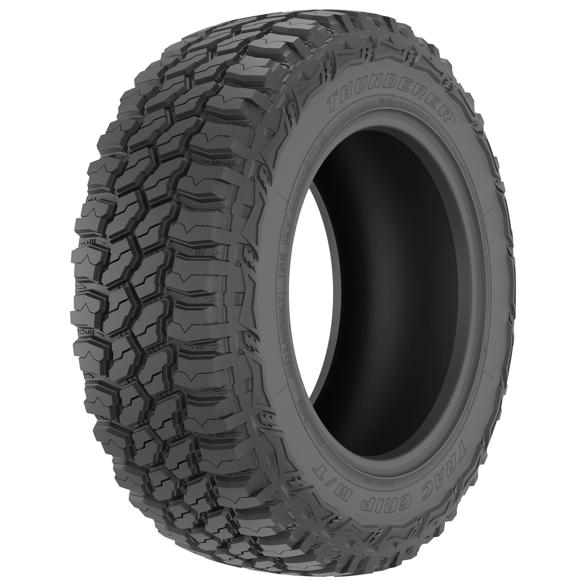 Thunderer Trac Grip M/T R408 Mud Terrain LT35X12.50R22 121Q F Light Truck Tire