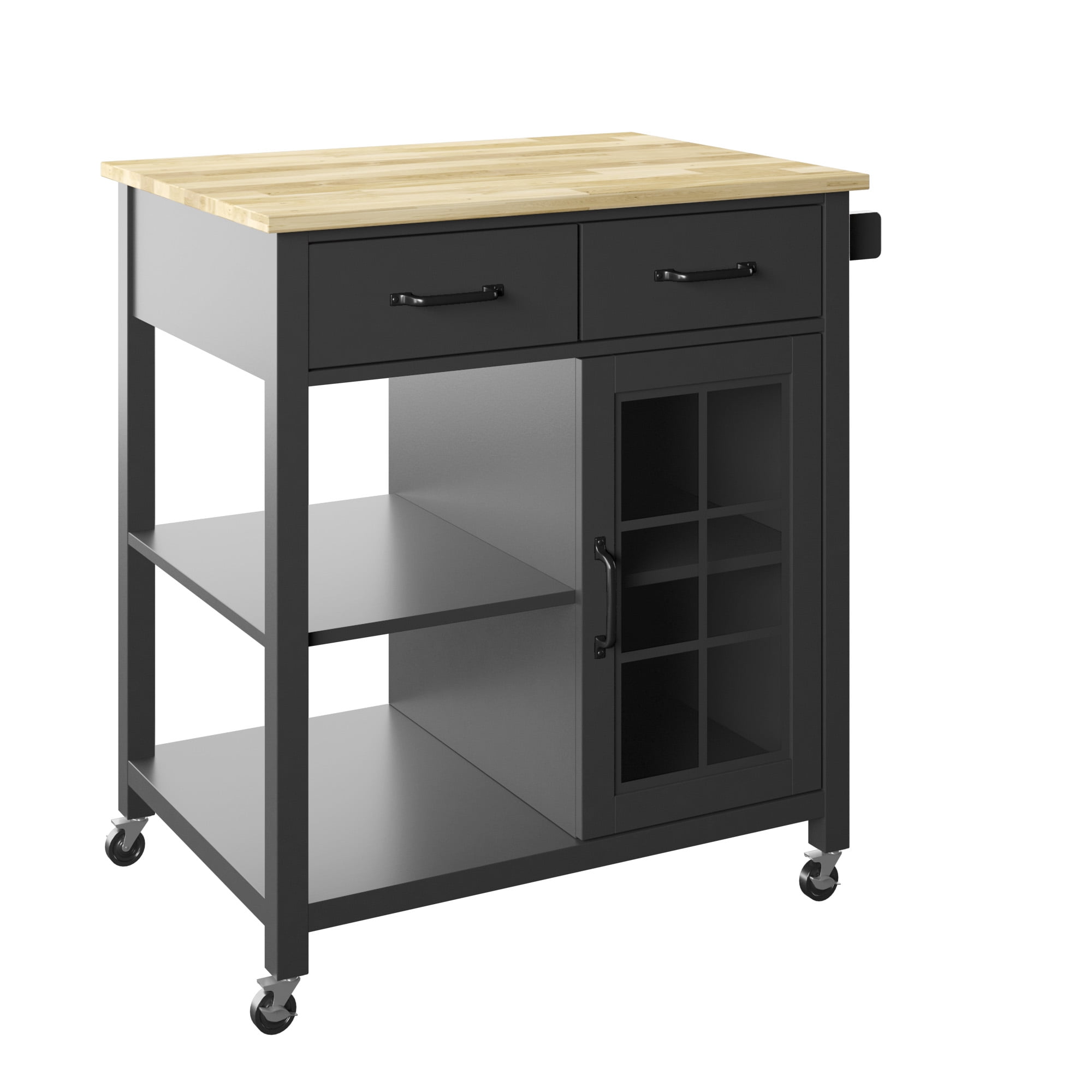 Twin Star Home 23.12 in. D Rolling Kitchen Storage Cart