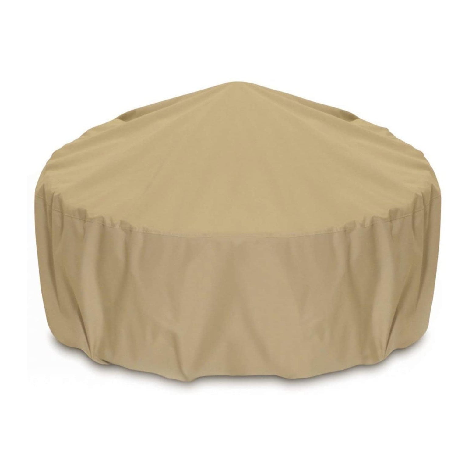 Two Dogs Designs 2D-FP80005 Fire Pit Cover with UV Protection, 80 Inch, Khaki