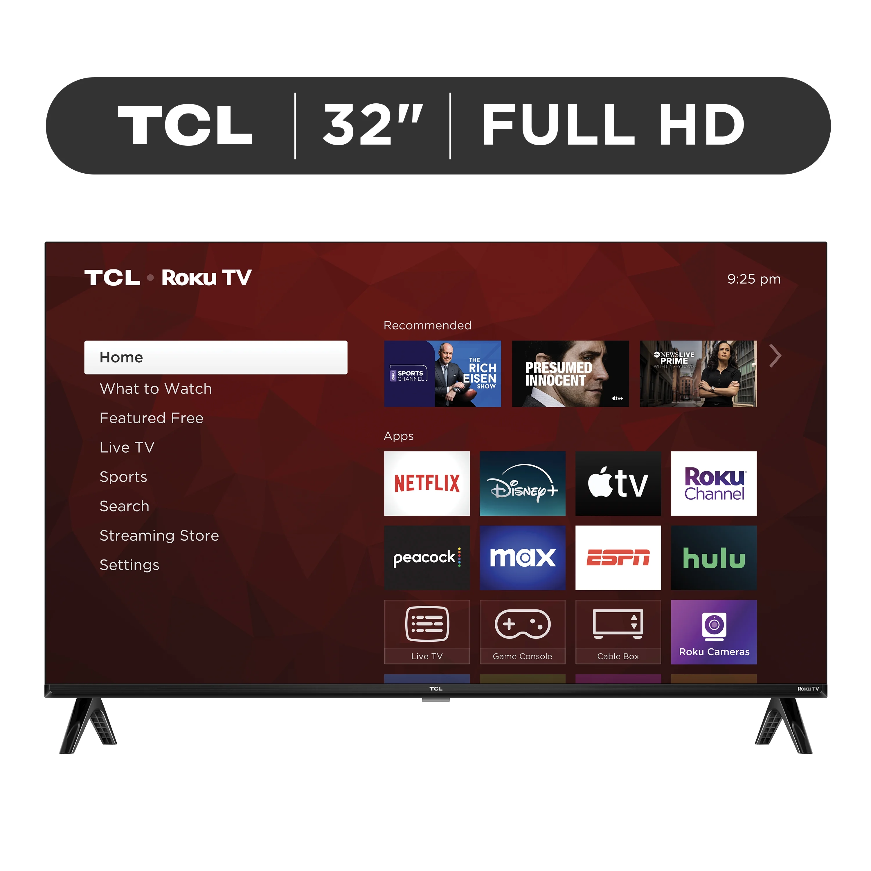 TCL 32S357 32 inch Class S3 1080p FHD LED HDR Smart TV