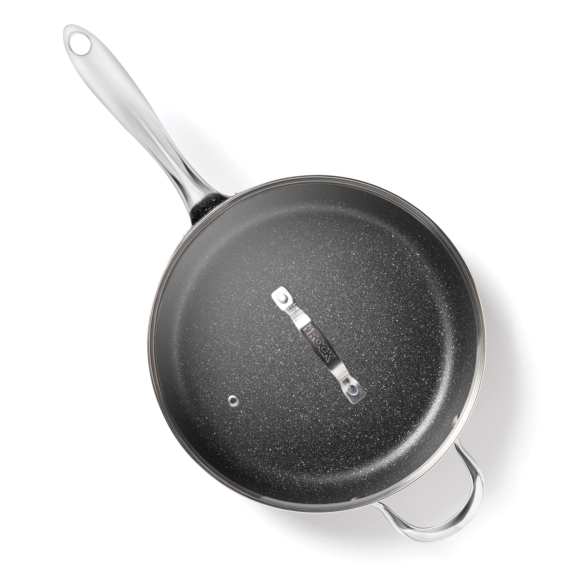 THE ROCK by Starfrit 12" Deep Fry Pan with Lid