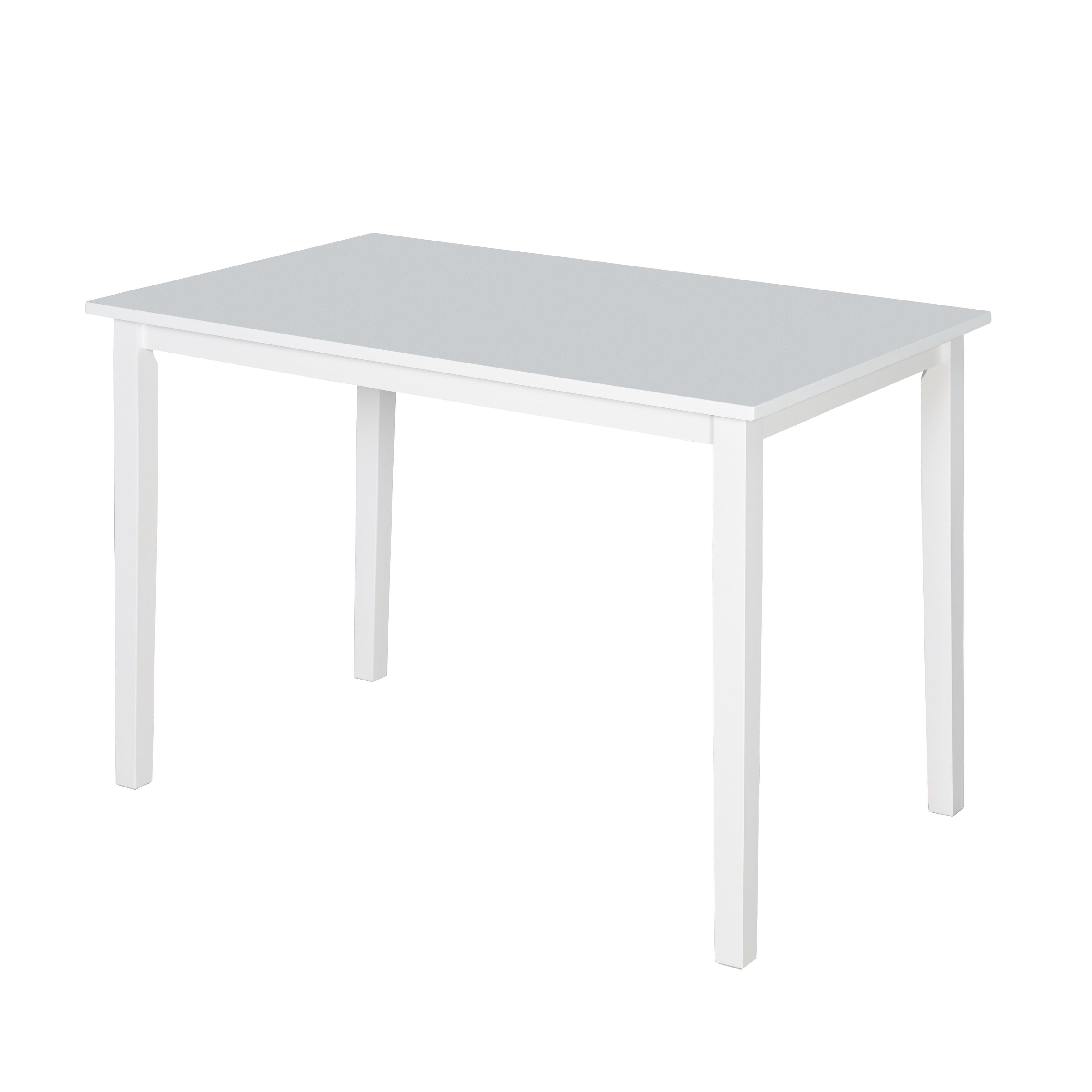 TMS Mid-Century Shakar Style Modern Wood Dining Table, Seats 4, Multiple Finishes