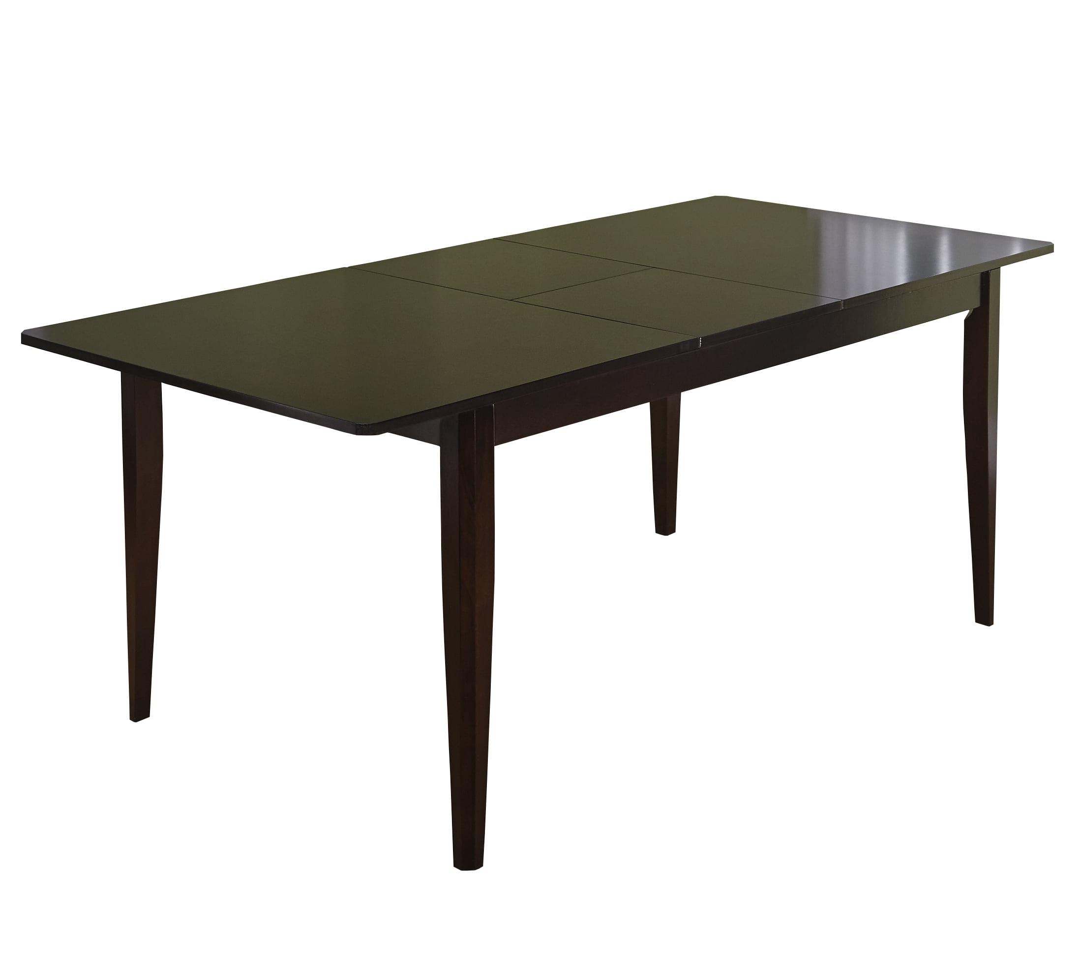 TMS Tilo 75" Indoor Butterfly-Leaf Dining Table, Wenge