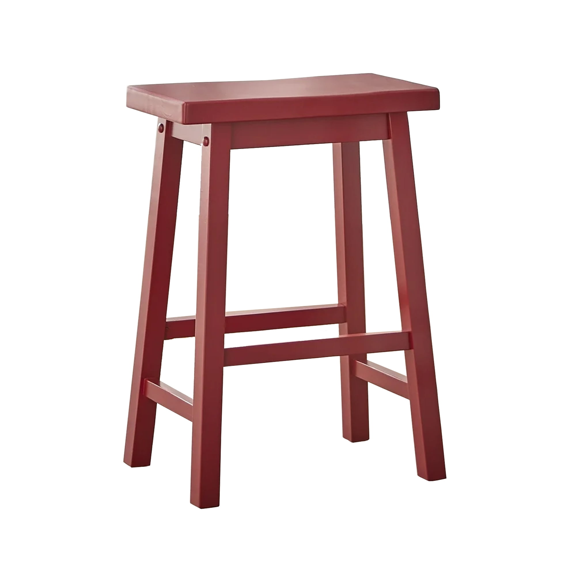 TMS 24" - Singular Arizona Saddle Saw-Horse Wood Stool, Multiple Colors