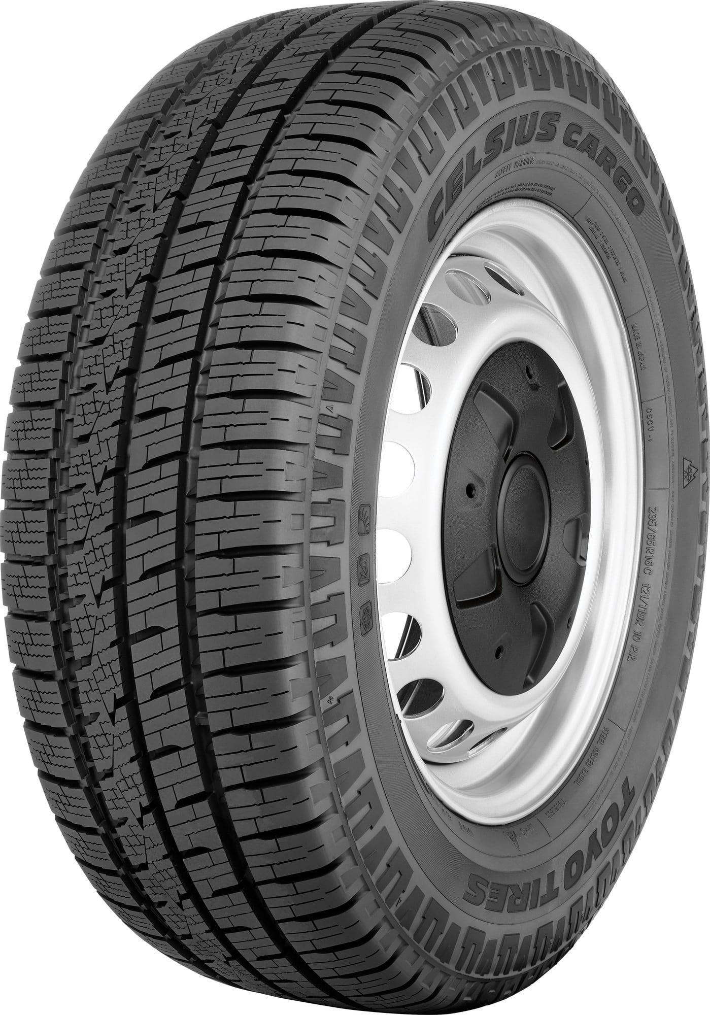 TOYO CELSIUS CARGO LT275/65R18 123/120S BW ALL SEASON TIRE Fits: 2019-23 Chevrolet Silverado 1500 LT Trail Boss, 2004-08 Ford F-150 FX4