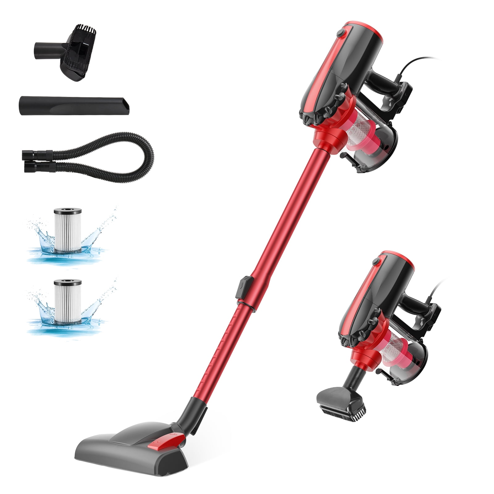 TOCWON Lightweight Stick Vacuum, Corded Vacuum Cleaner