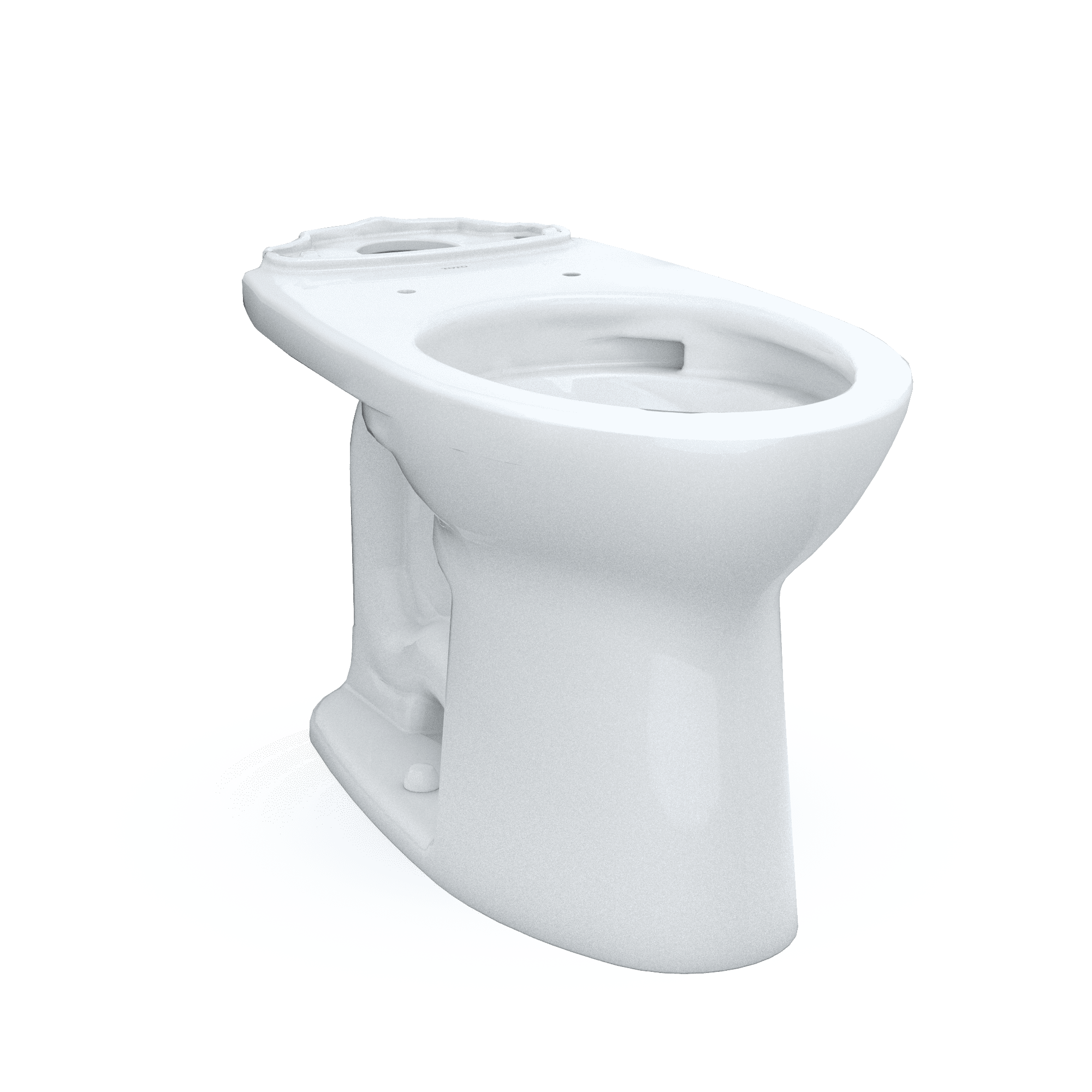 TOTO® Drake® Elongated Universal Height TORNADO FLUSH® Toilet Bowl with CEFIONTECT®, Cotton White - C776CEFG#01