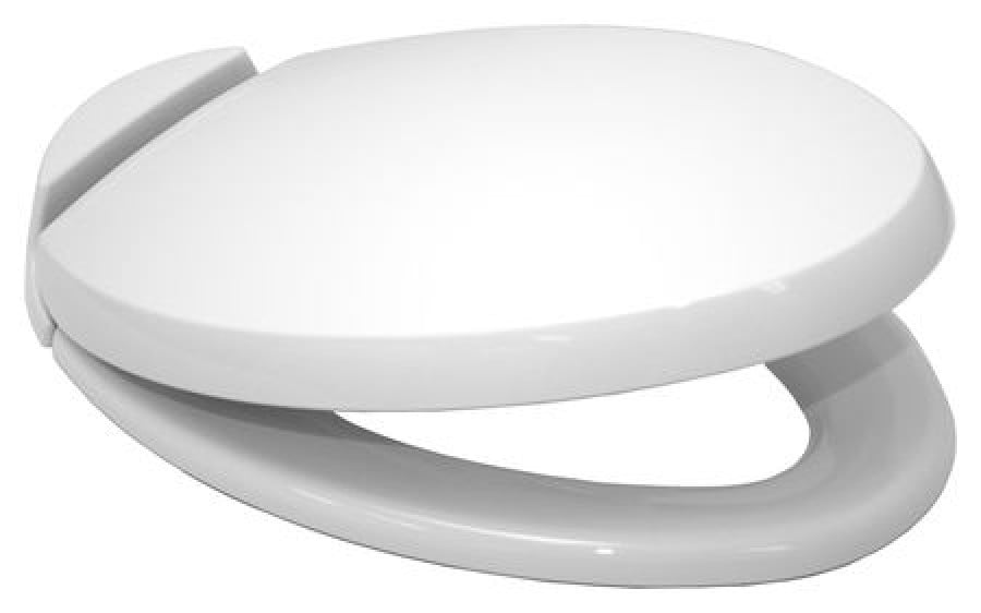 TOTO SS204#01 Toilet Seat, With Cover, polypropylene, Elongated, Cotton