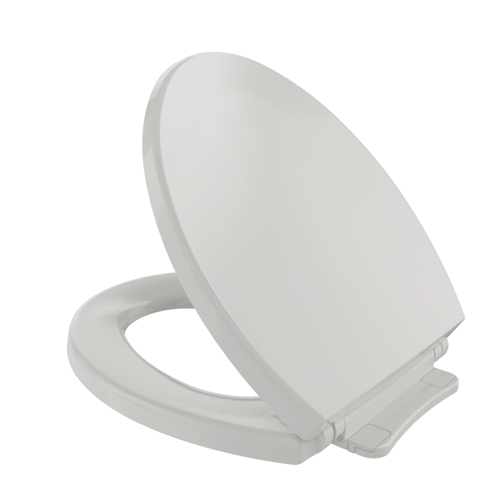TOTO SoftClose Non Slamming, Slow Close Round Toilet Seat and Lid, Colonial White - SS113#11