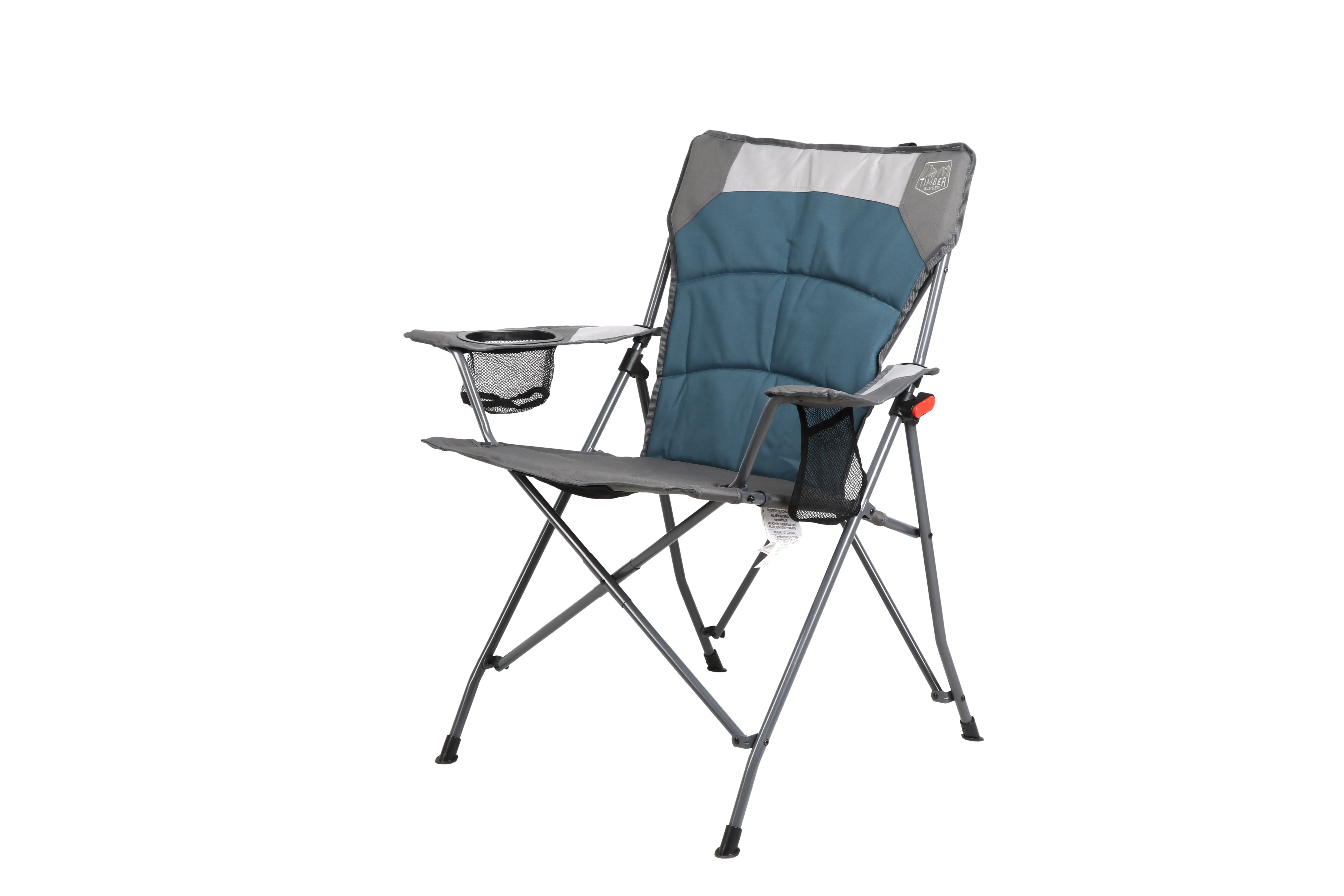 Timber Ridge Basswood Tension Camping Chair, Blue, Adult