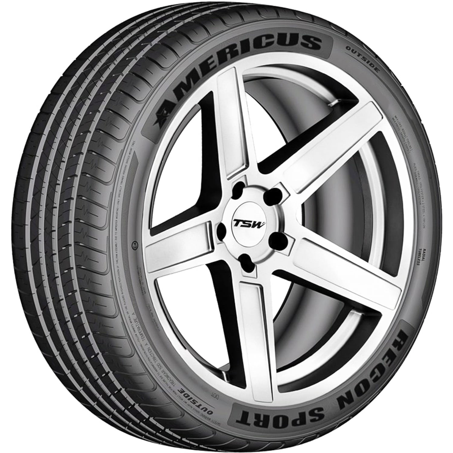 Americus Recon Sport 225/40ZR18 225/40R18 92W XL High Performance All Weather Tire