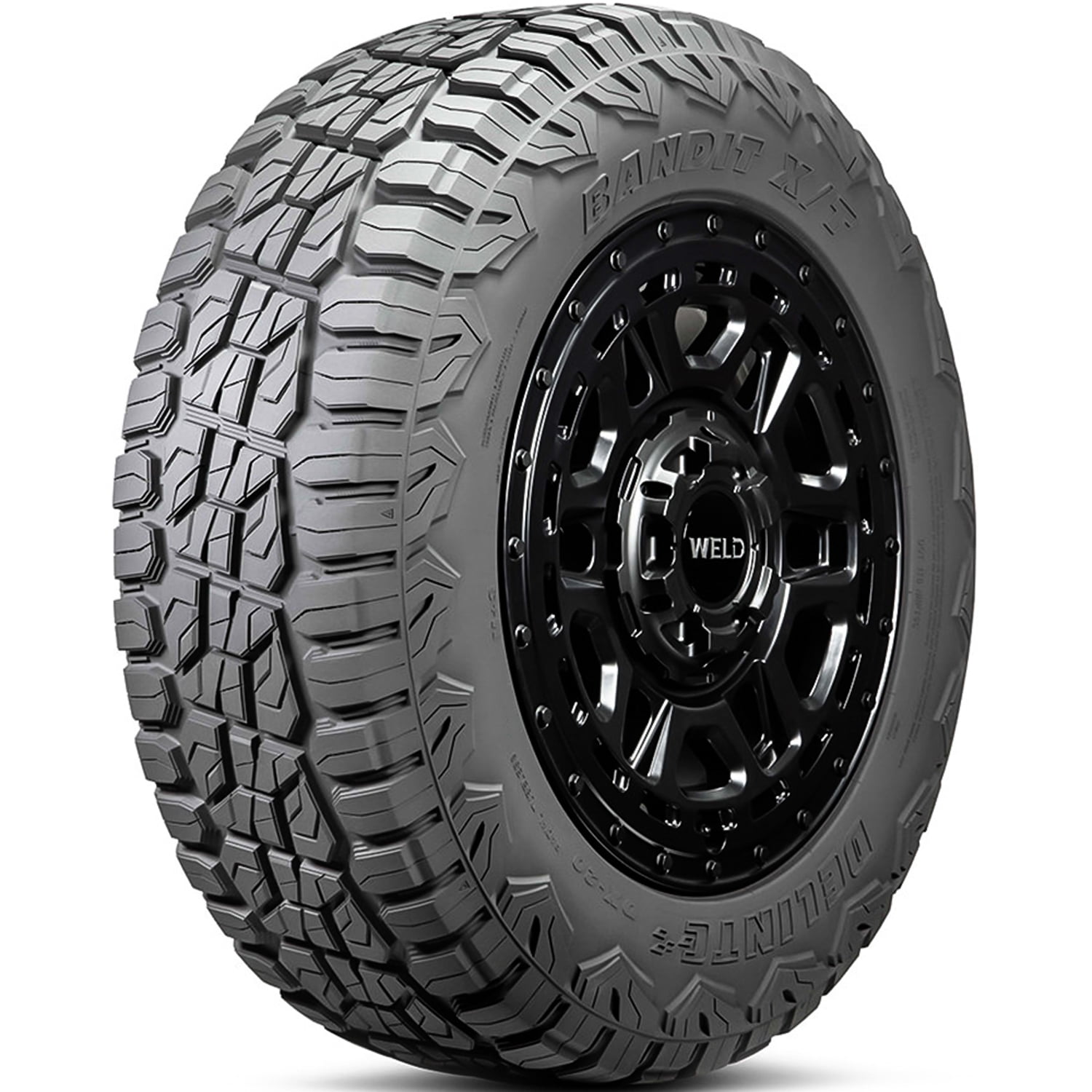 Tire Delinte DX-20 Bandit X/T LT 285/70R17 Load E 10 Ply XT Extreme Terrain Fits: 2021-23 Jeep Wrangler Unlimited Rubicon 392, 2018-20 Jeep Wrangler Unlimited Rubicon
