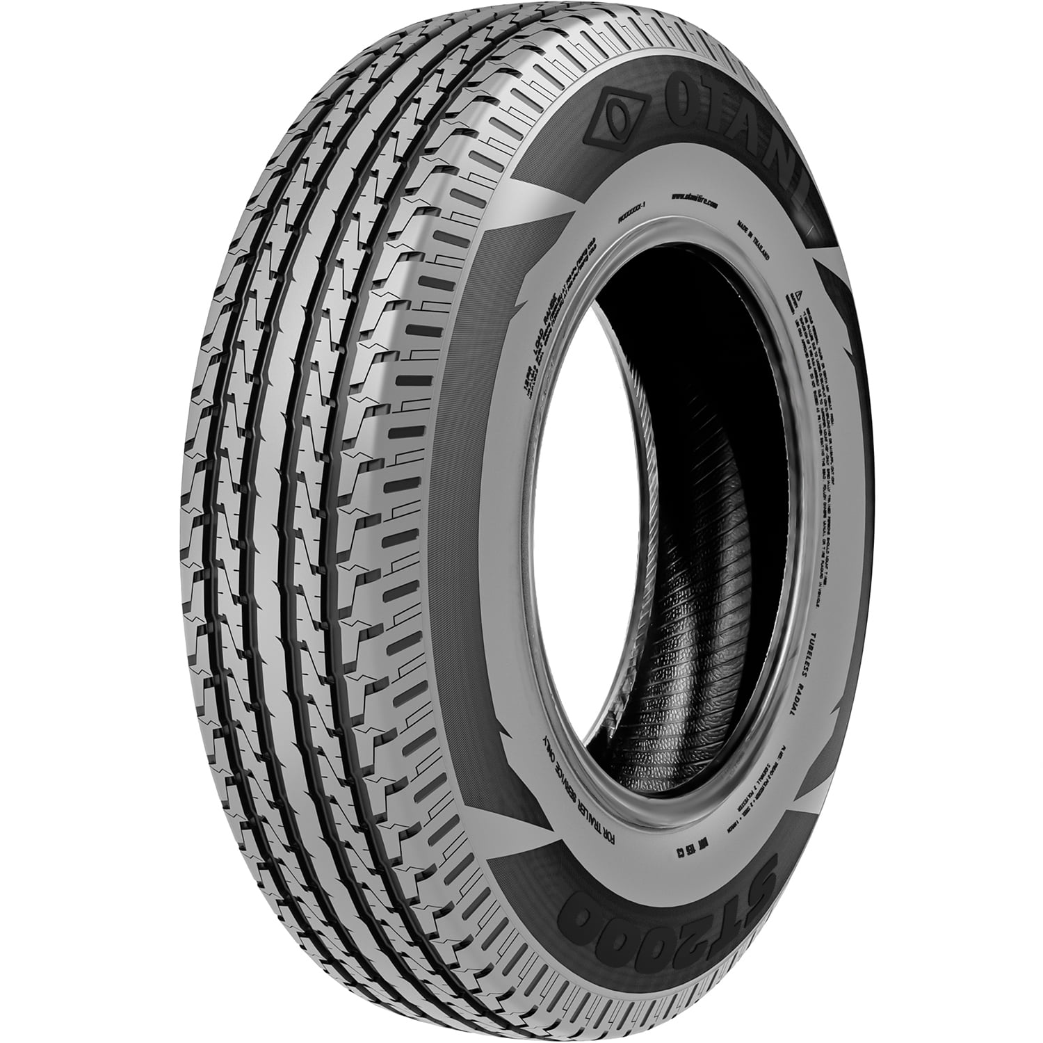 Otani ST2000 ST225/75R15 225/75R15 117/112M E 10 Ply Trailer Tire