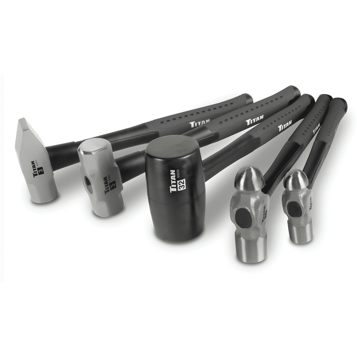 Titan Tools 63125 5-Piece Hammer Set
