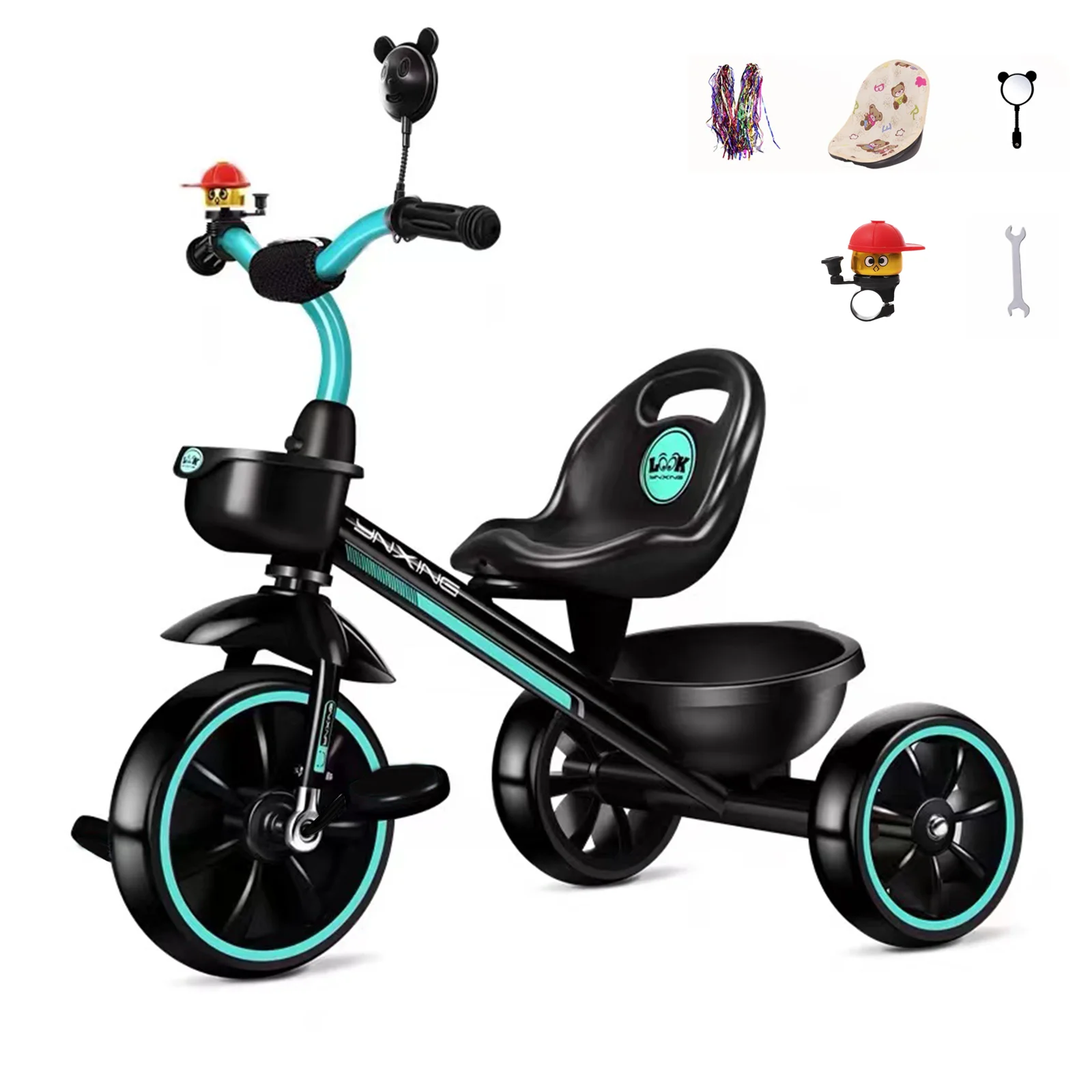 Toddler Tricycle, Kids Tricycles for 3-5 Year Olds, Adjustable Seat, Toddler Tricycle Kids Trikes Tricycle,Gift & Toys for Boy & Girl