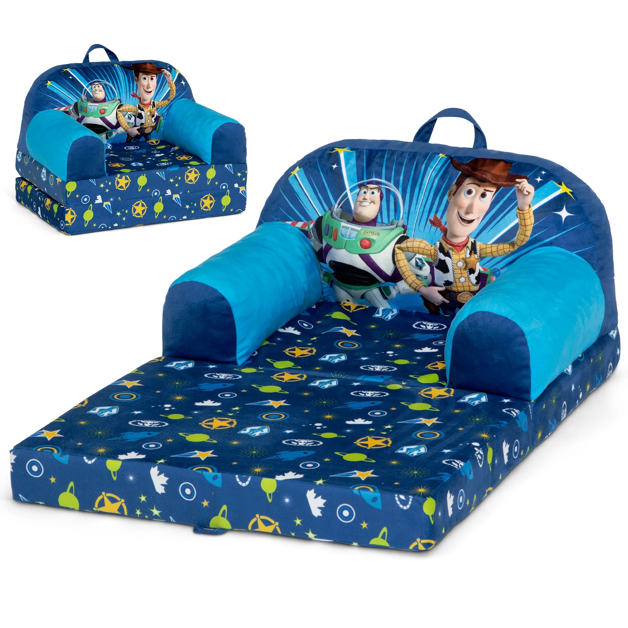 Toy Story Cozee Buddy Flip-Out Chair by Delta Children, Blue