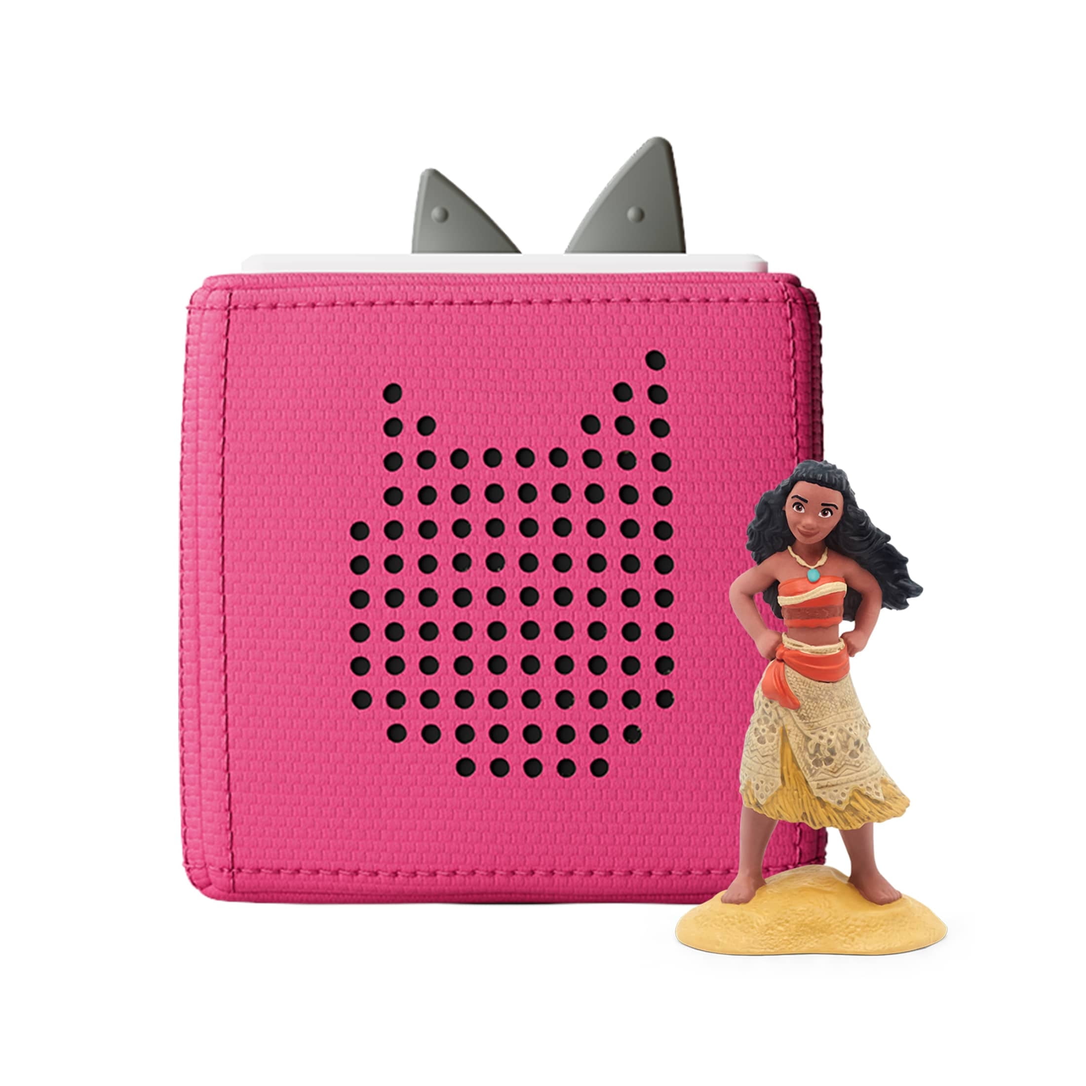 tonies Disney Toniebox 1 Audio Player Starter Set for Kids with Moana, 2.4 Ghz, Age Group 3+, Pink