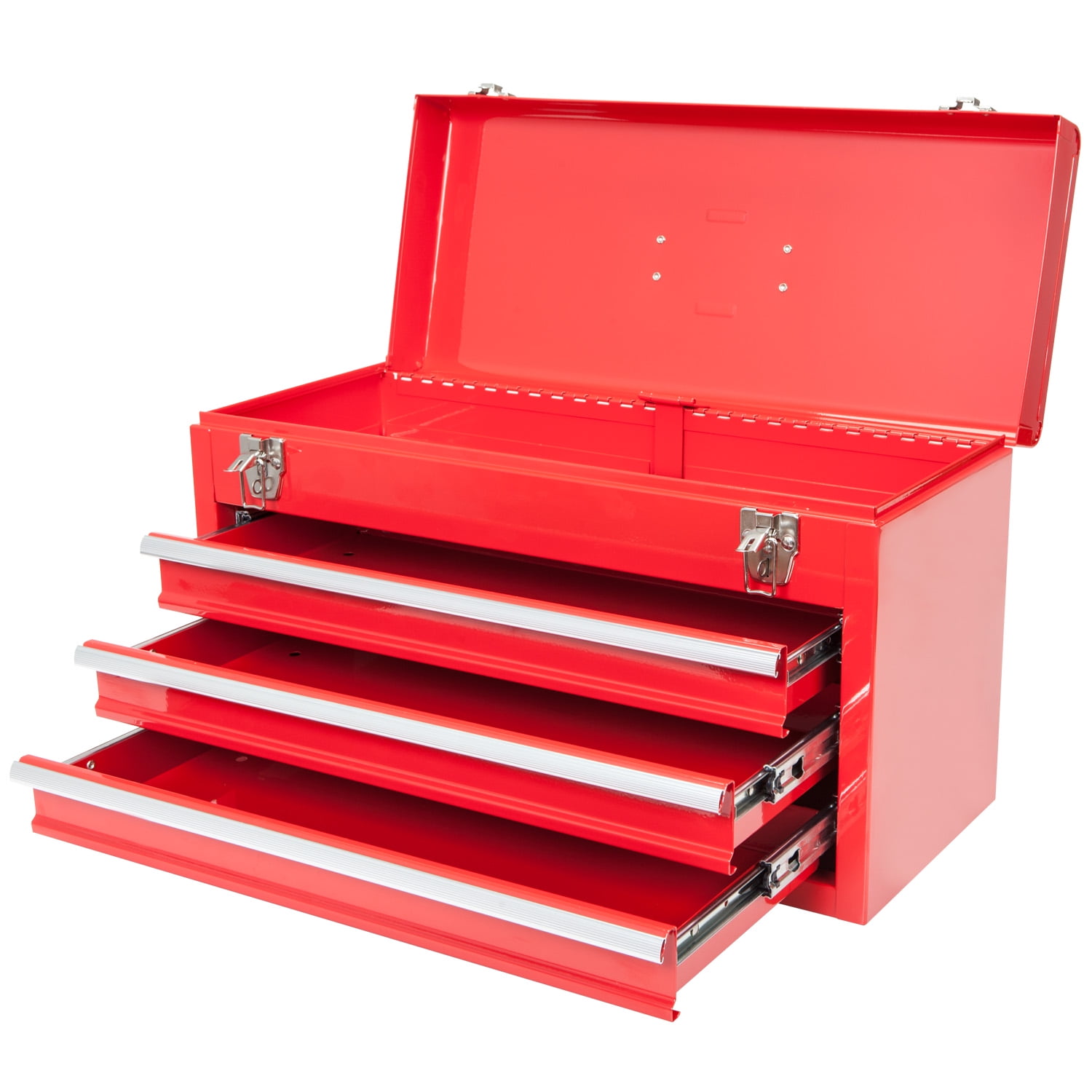 Torin ANTBD133-XB 20" Portable 3 Drawer Red Steel Tool Box