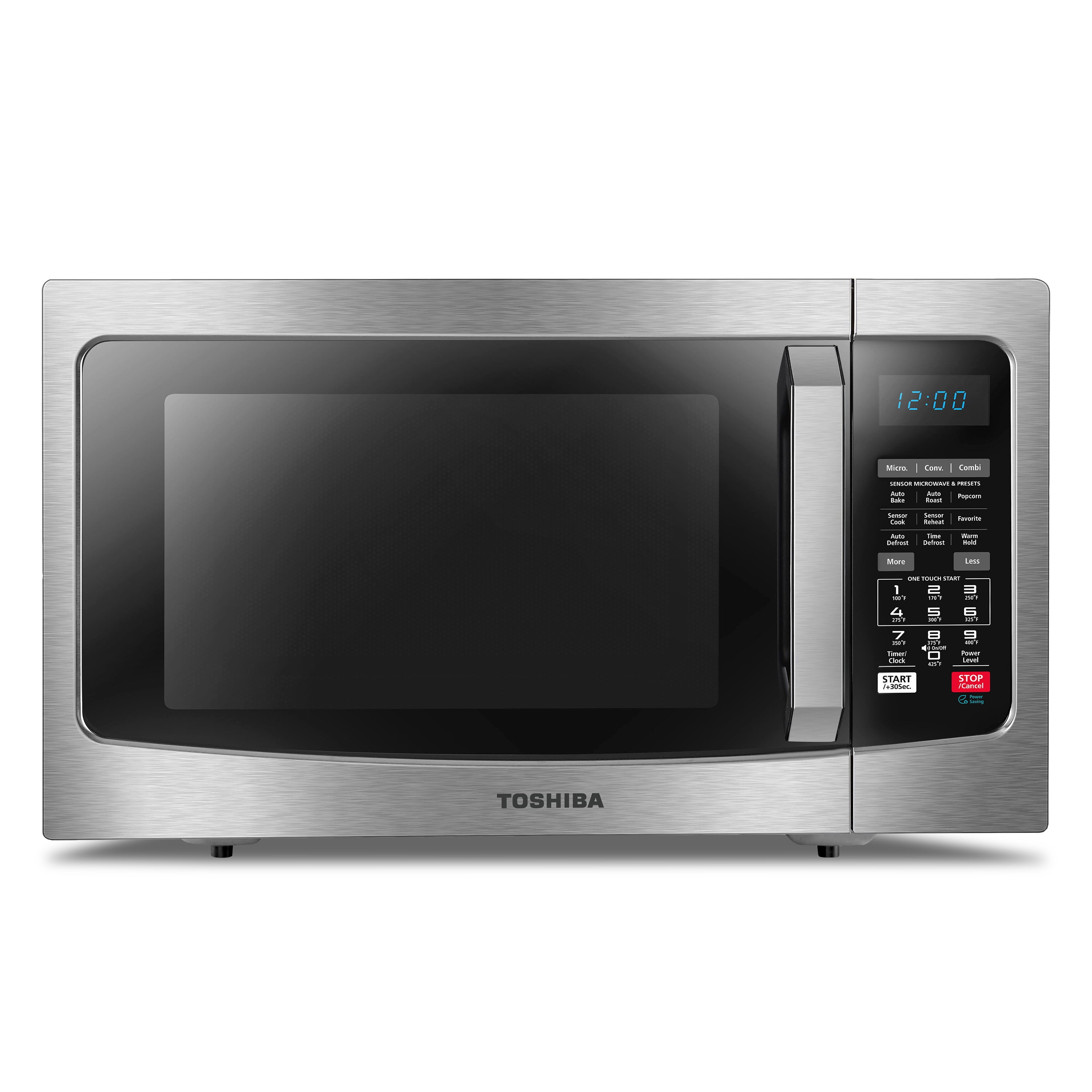 Toshiba 1.5 Cu. Ft. Stainless Steel Microwave with Air Fryer