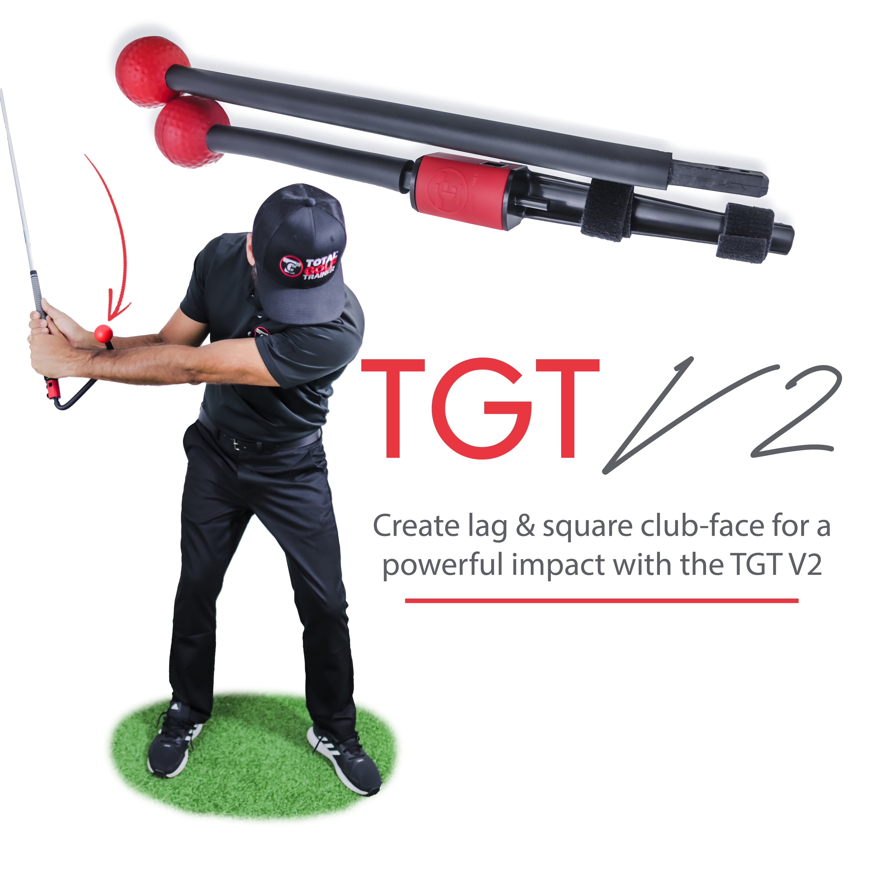 Total Golf Trainer V2 - Golf Swing Trainer - Improve Your Full Swing