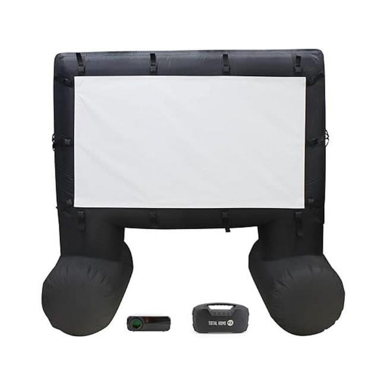 Total HomeFX 1500 Lumen Outdoor Theatre Kit with Inflatable Screen 72" Screen / 1500 Projector / 40W Speaker