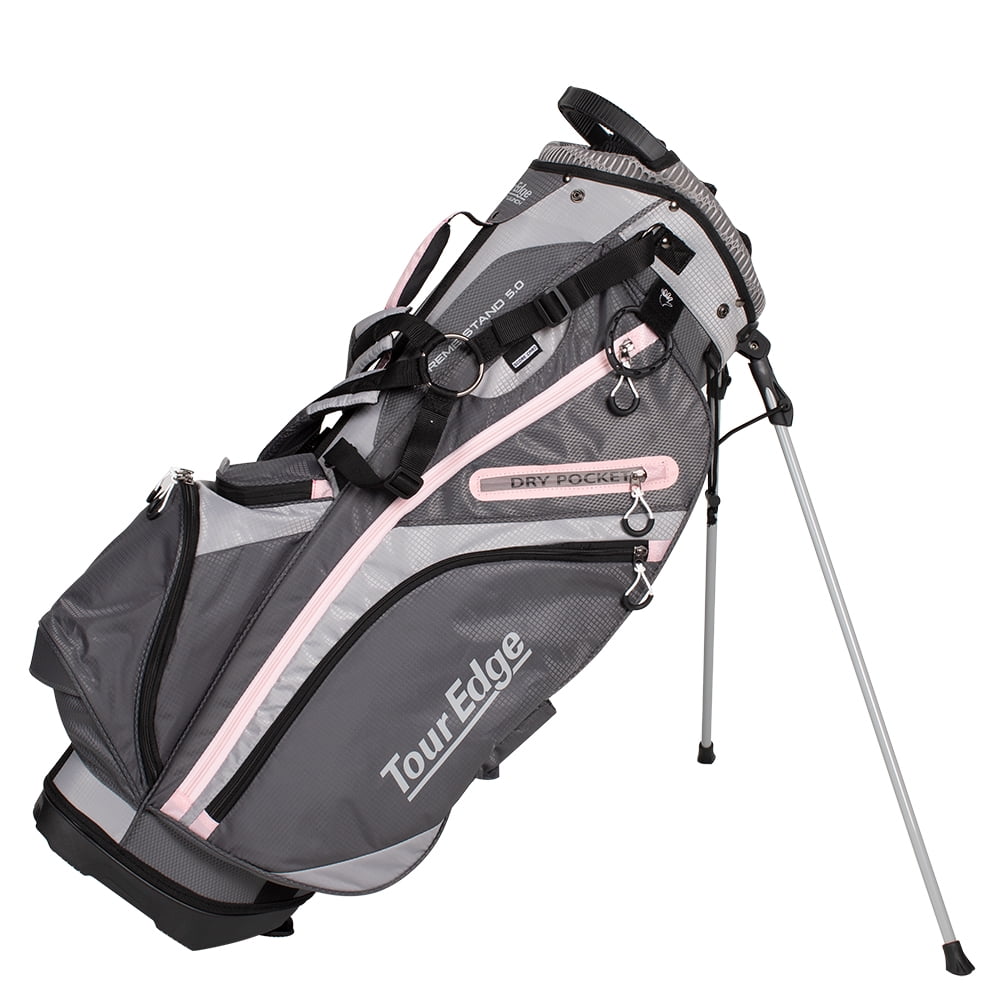 Tour Edge Hot Launch Xtreme Stand 5.0 Bag-Silver-Pixie