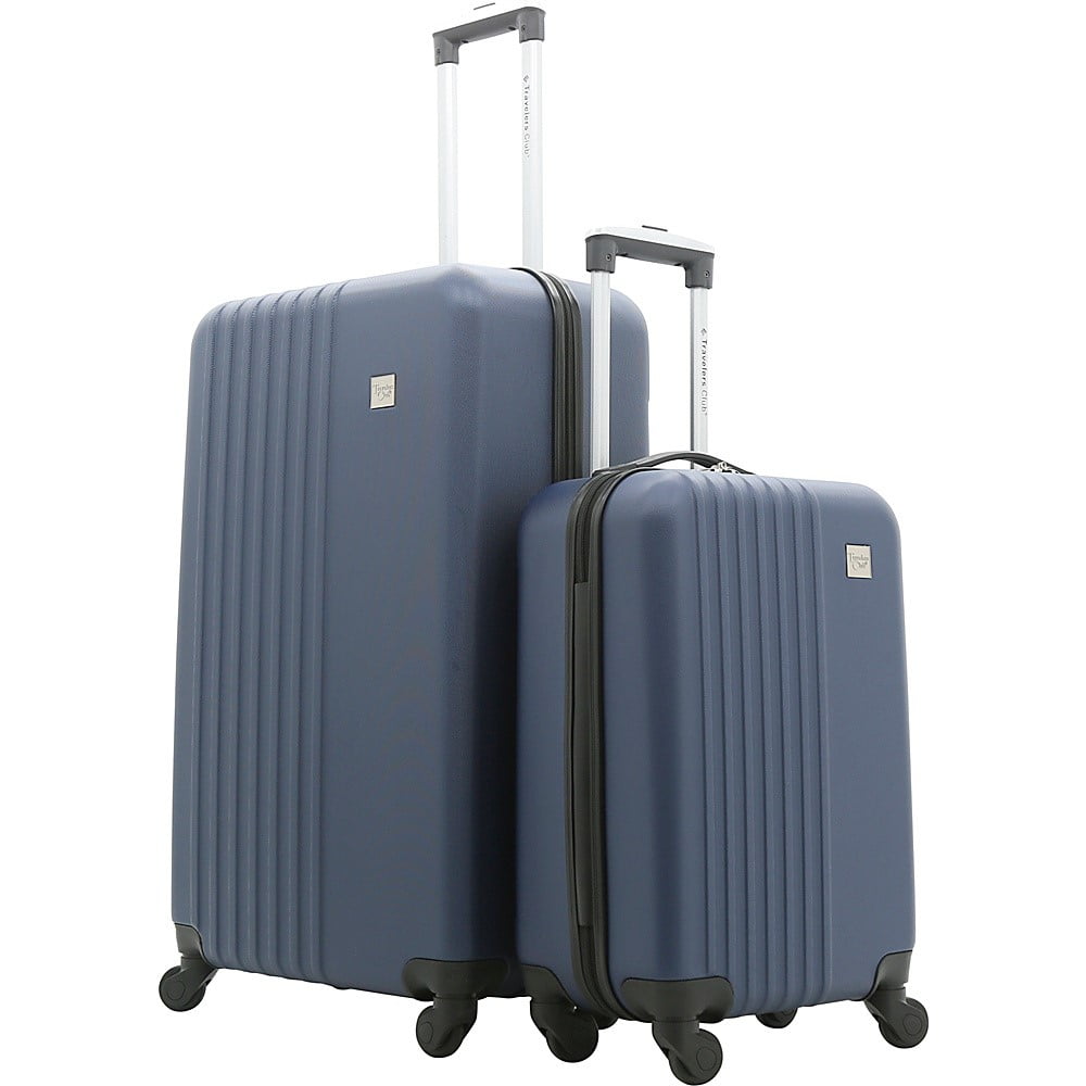Travelers Club 2 Pc. Hardside Luggage Set with 20" & 28" Sizes, Navy