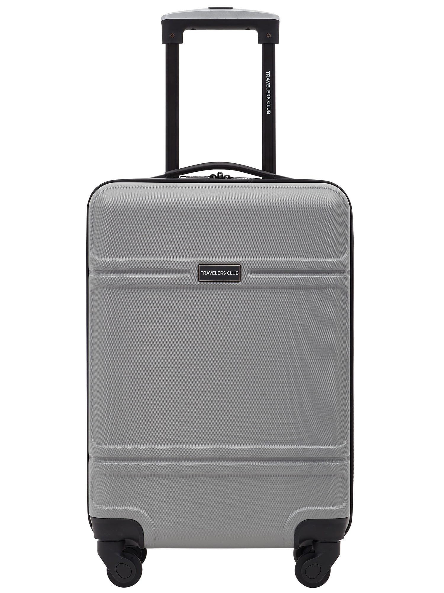 Travelers Club 20" Skyline Rolling Hard Case Carry-on Luggage - Gray