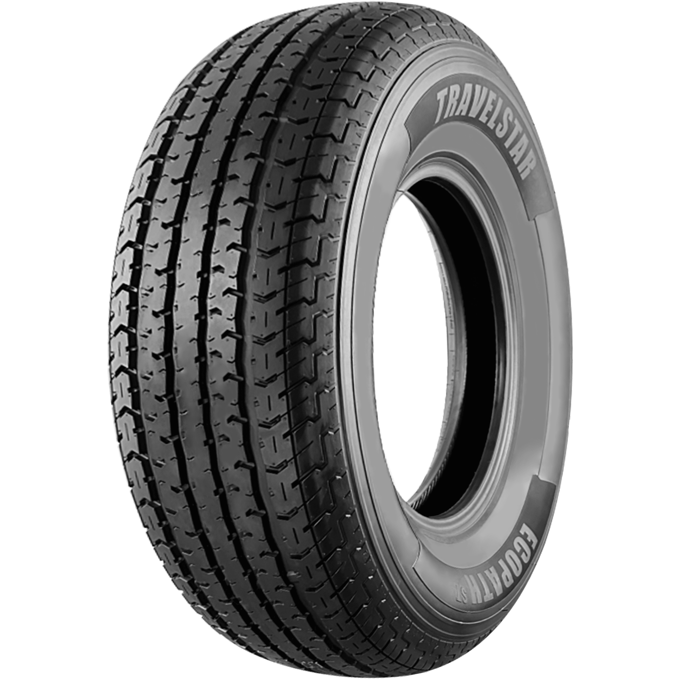 Travelstar Ecopath ST ST205/75R15 8 Ply 107M Load D Radial Trailer Tire - ST 205/75R15(Tire Only)
