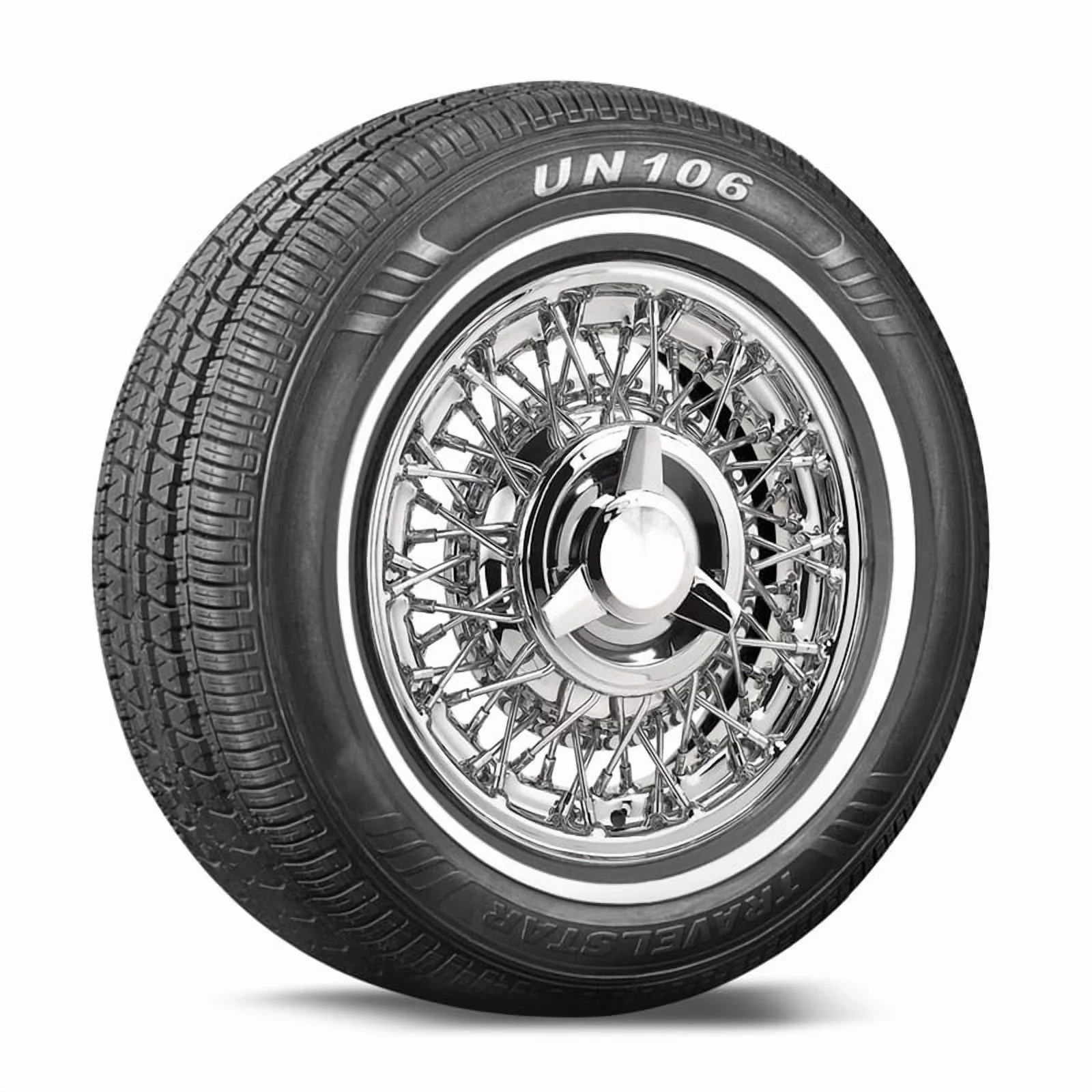 Travelstar UN106 All Season 215/75R15 100S Passenger Tire 215/75/15,White Wall 18mm(Tire Only)