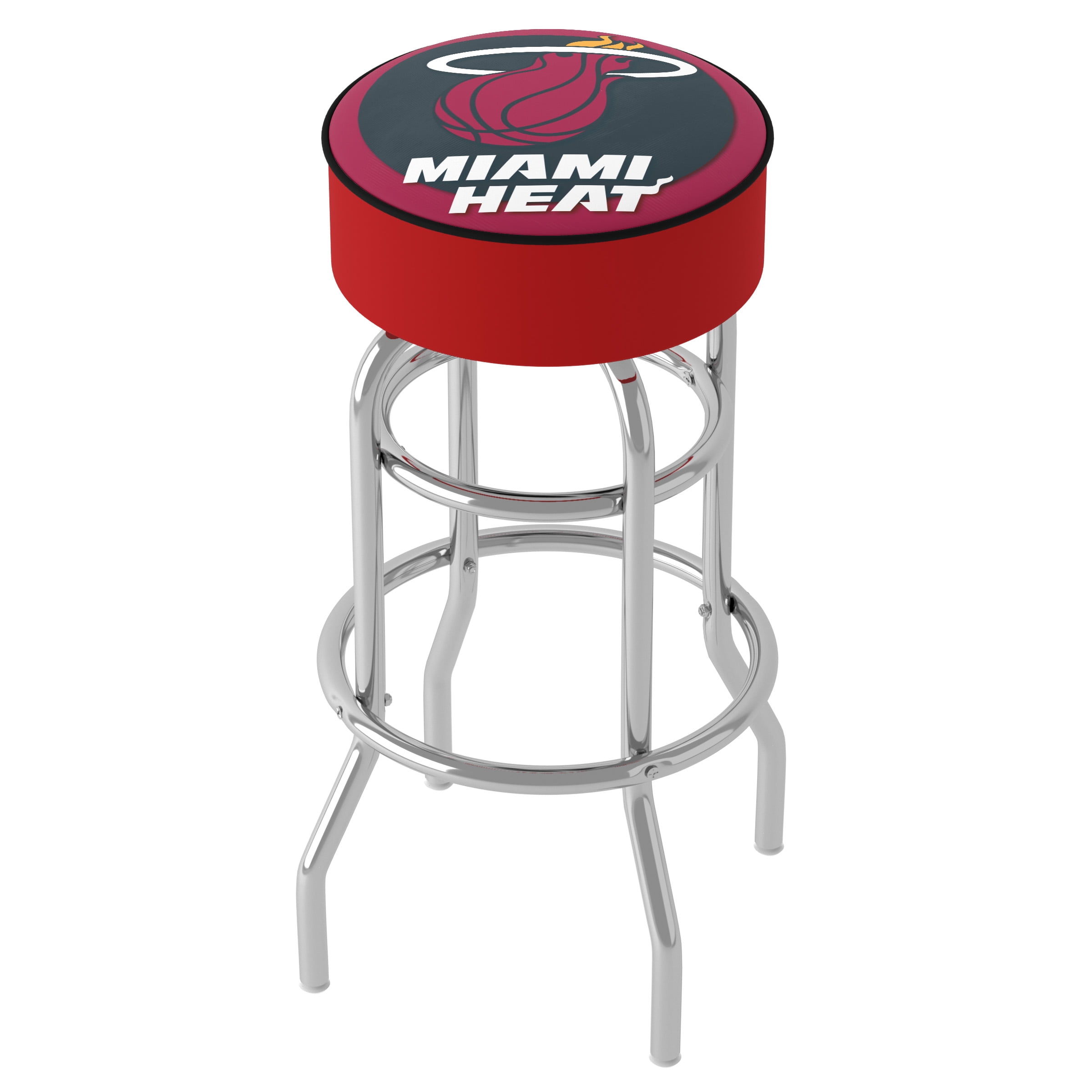 Trademark Global NBA Miami Heat 31" Padded Swivel Bar Stool