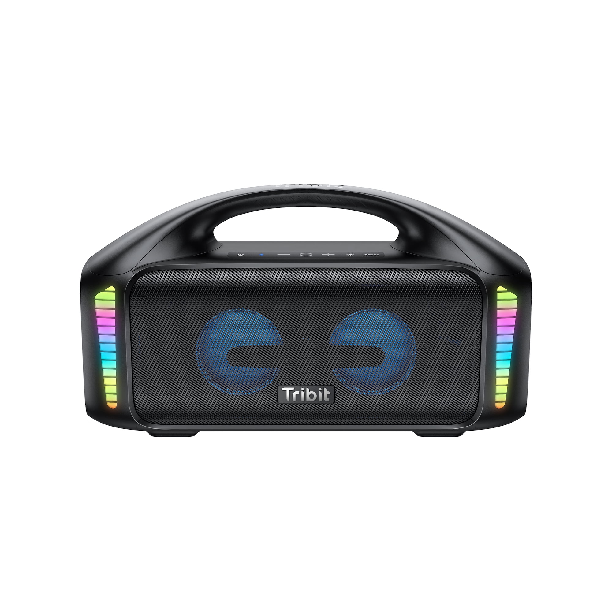 Tribit StormBox Blast Portable Speaker,90W Stereo Sound Loud Speaker with XBass,IPX7 Waterproof Bluetooth Speaker LED Light, PowerBank, Bluetooth 5.3, Custom EQ, 30H Playtime Party