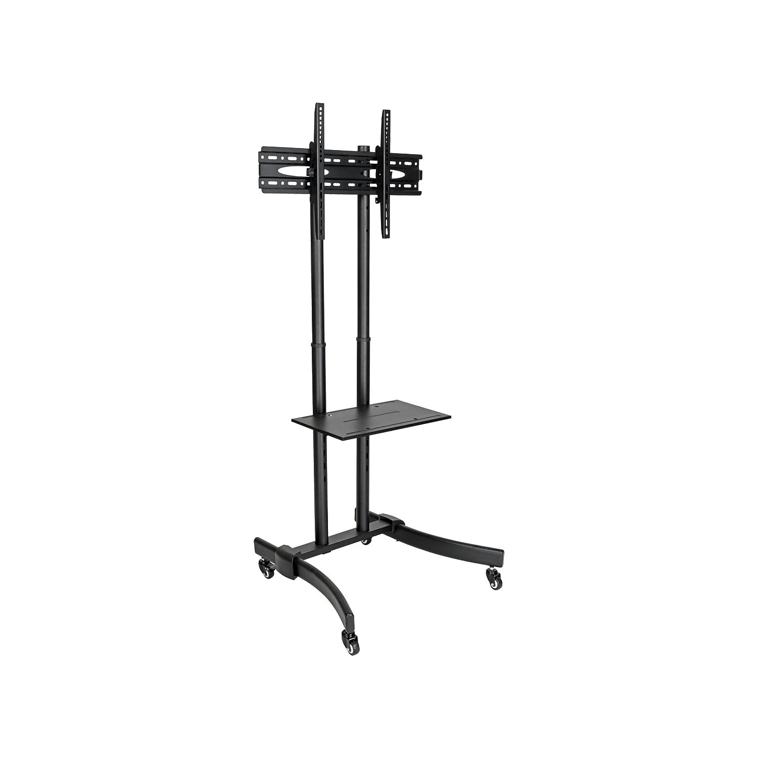Tripp Lite Mobile Tv Floor Stand Cart Height-adjustable Lcd 37-70" Displays - Cart - For Flat Panel / Notebk / Av Equipment - Aluminum, Steel - Black, Silver - Screen Size: 37"-70"